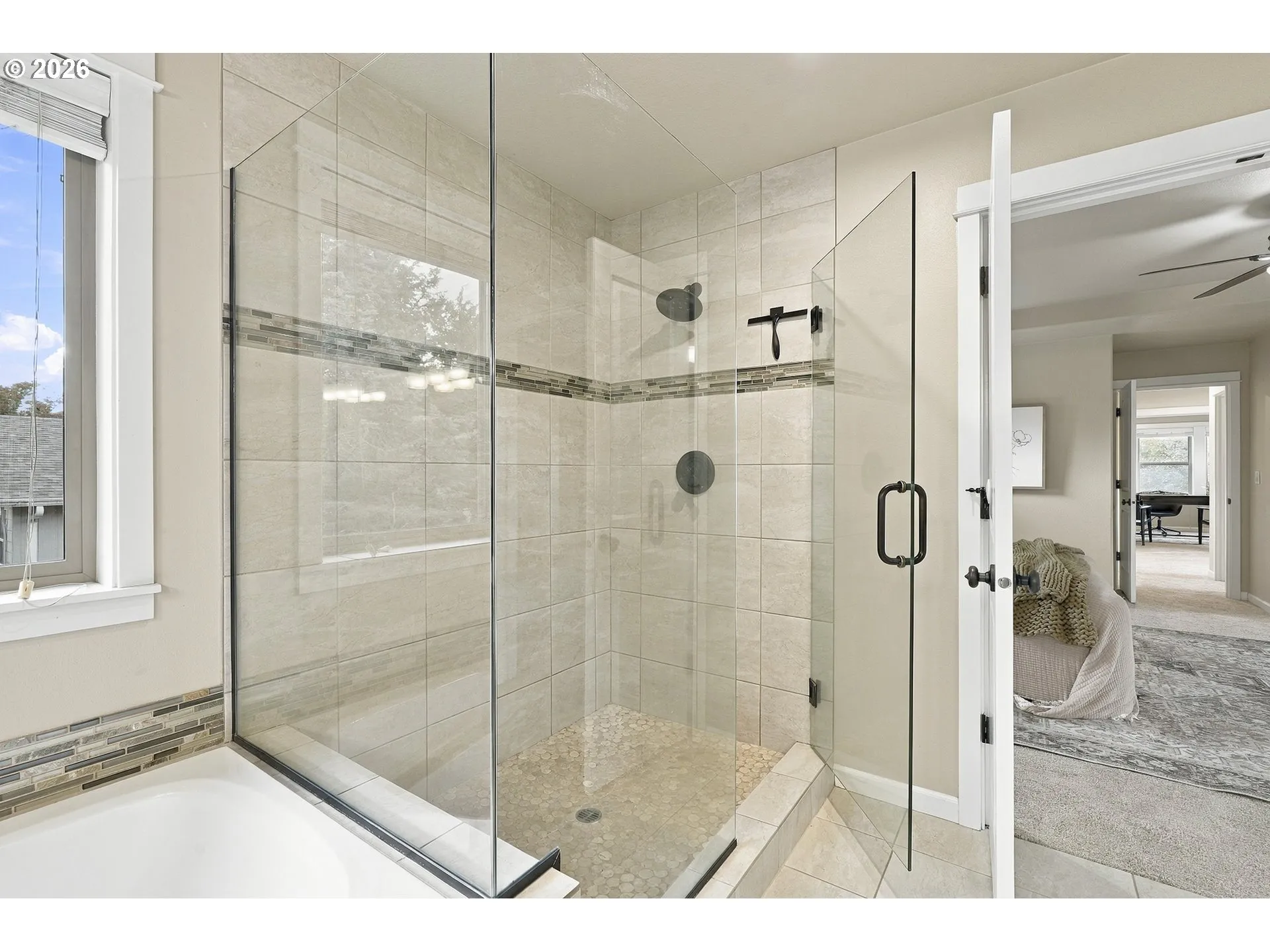 Bathroom, Attached-Walk in Shower