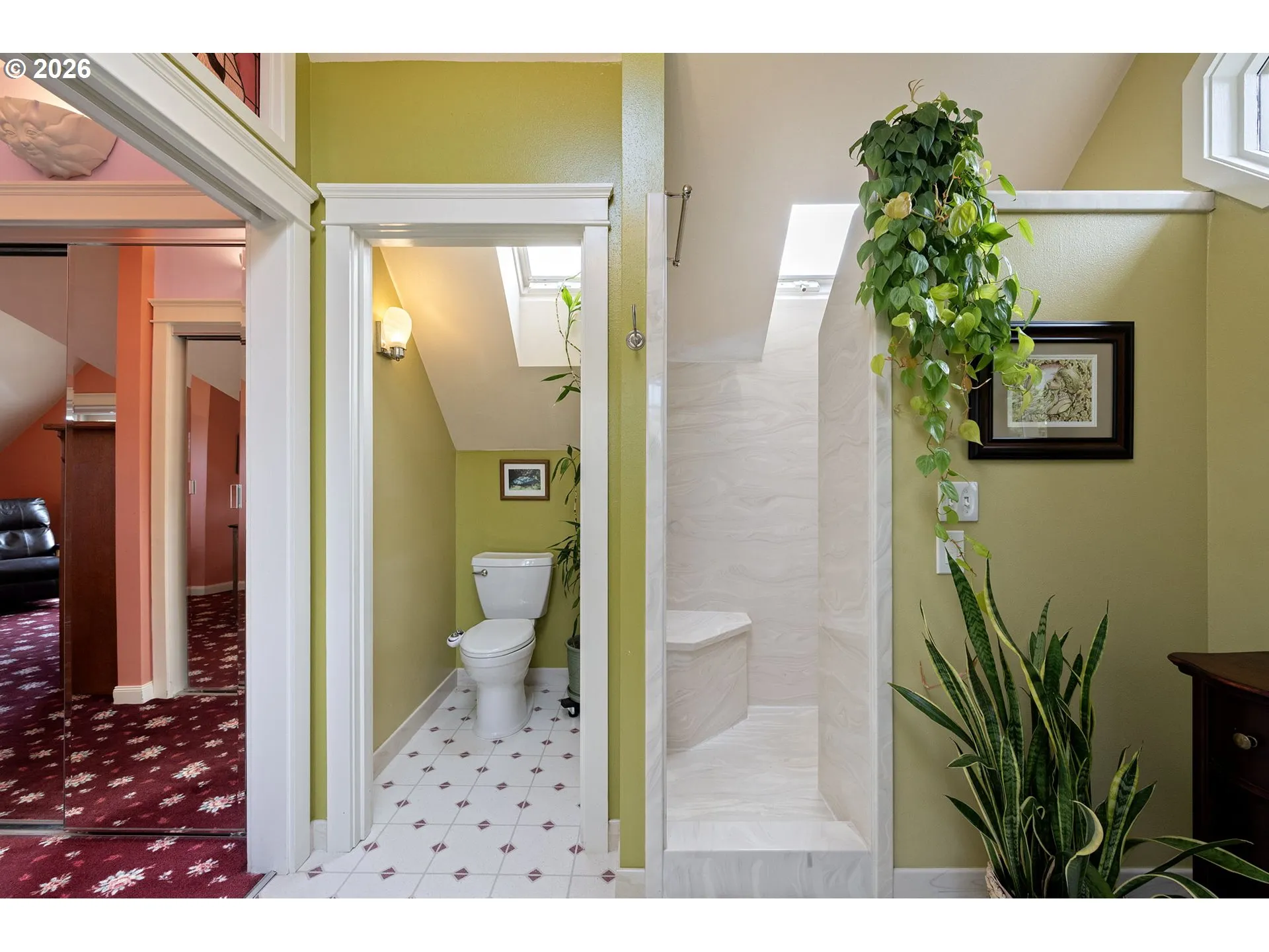 Bathroom, Attached-Walk in Shower