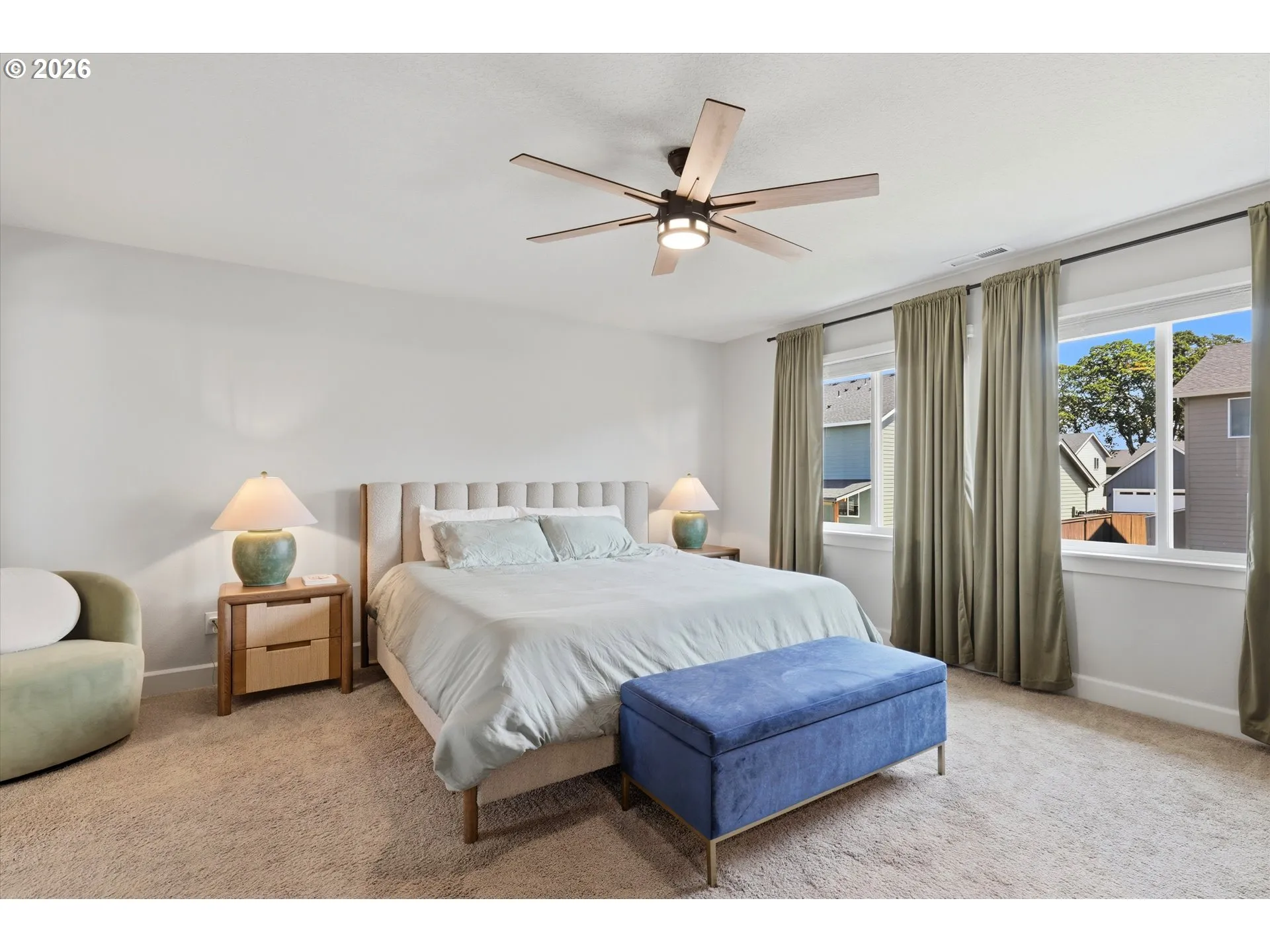 Bedroom, Owner's Suite-Ceiling Fan