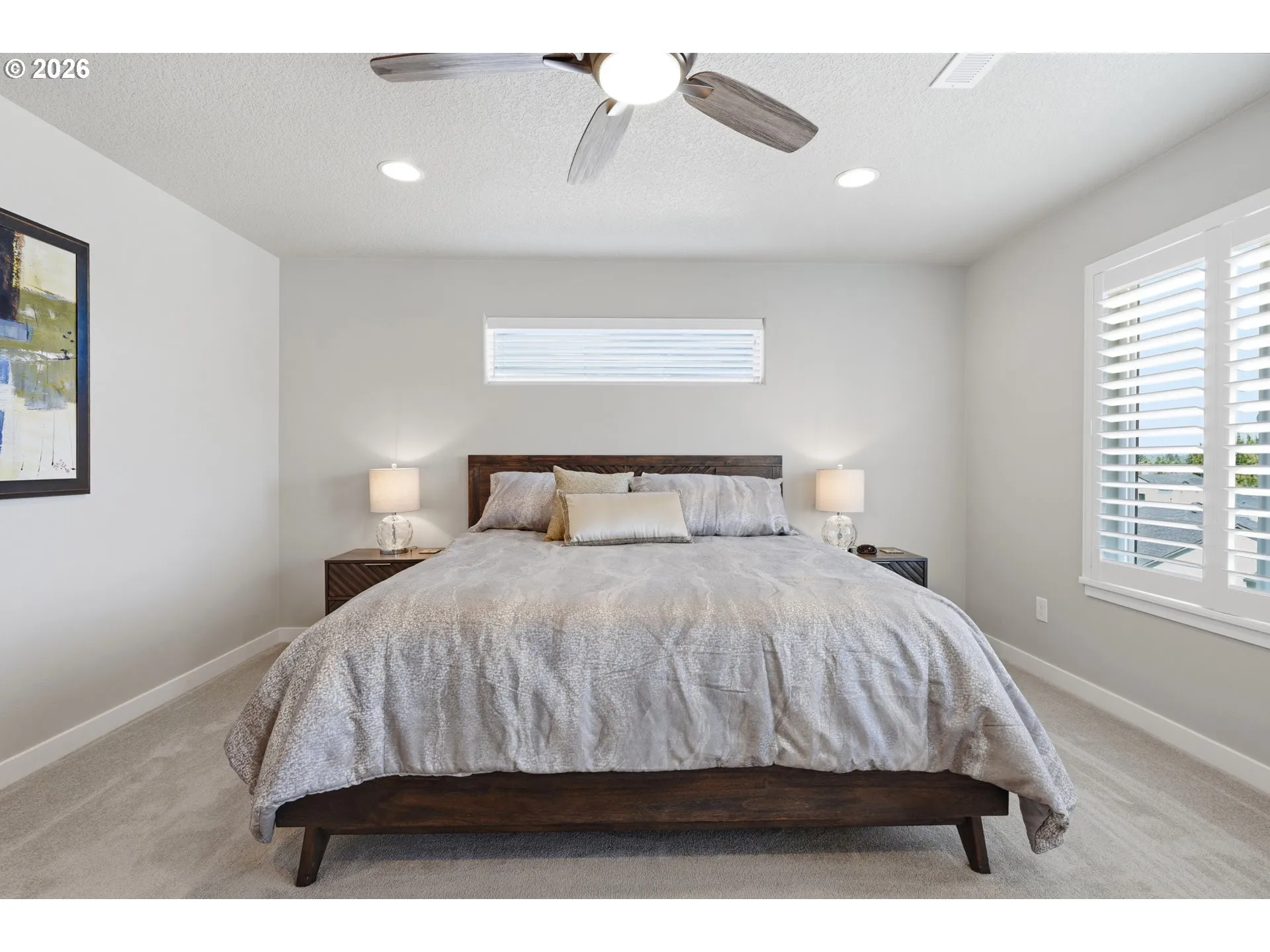 Bedroom, Primary-Ceiling Fan
