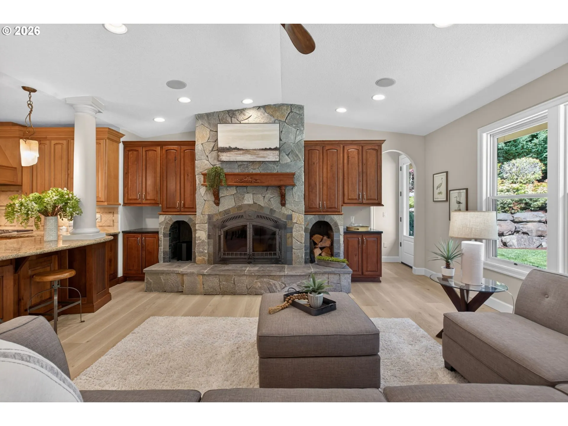 Living Room-Fireplace