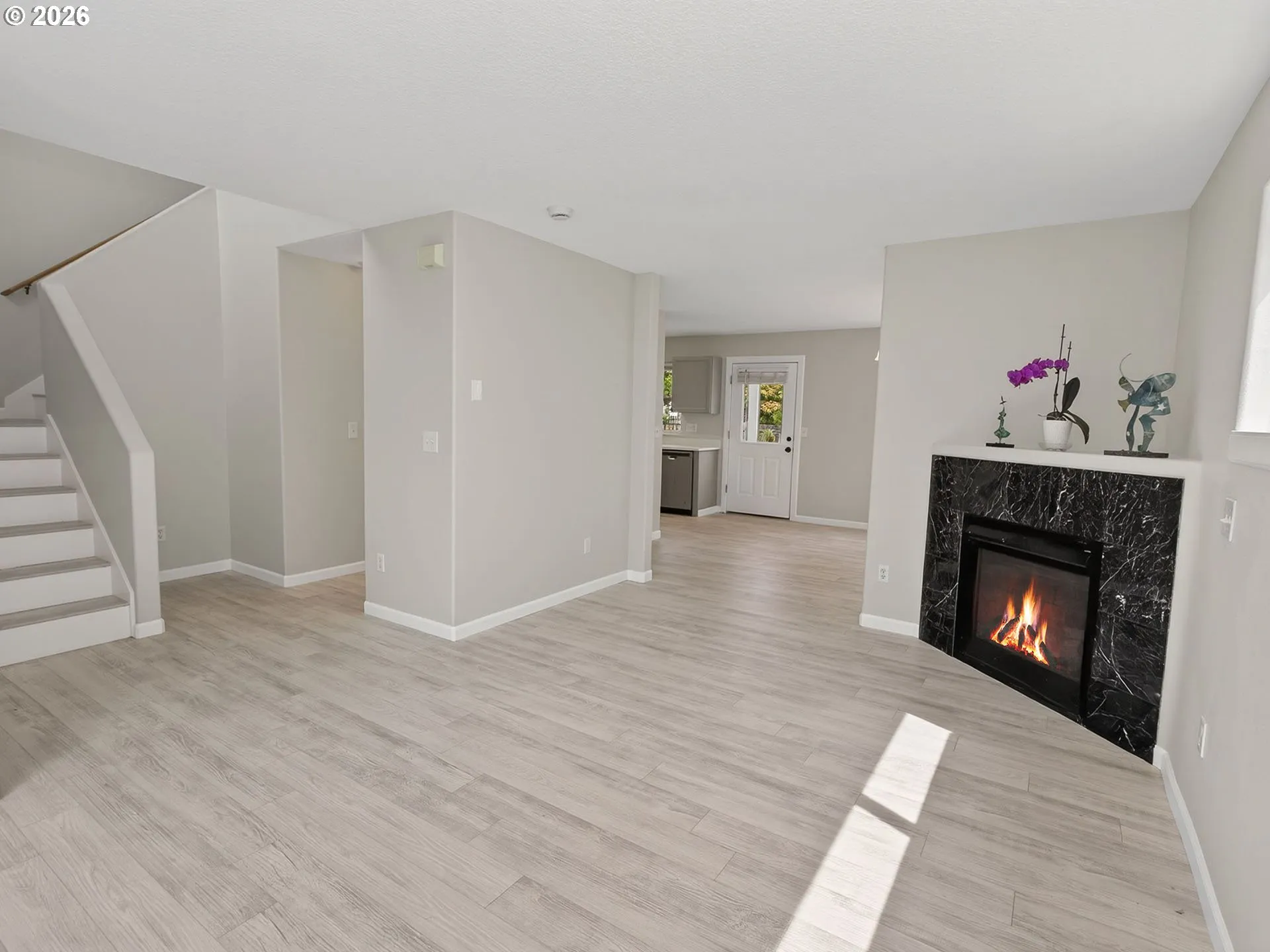 Living Room-Fireplace