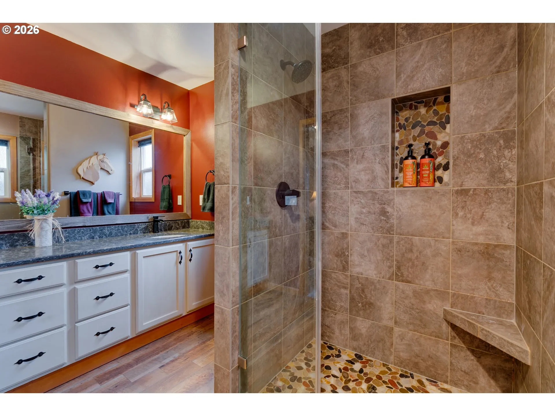 Bathroom, Attached-Walk in Shower