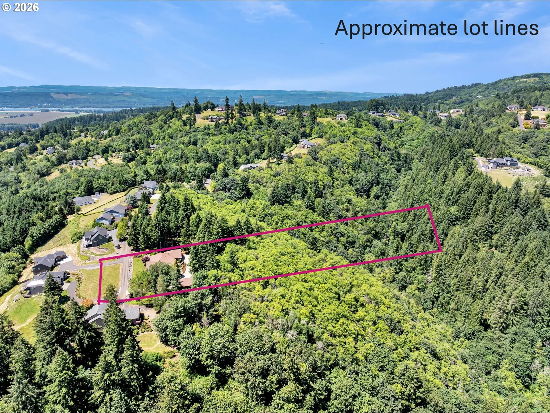 Approximate Property Lines-Wooded / Acreage