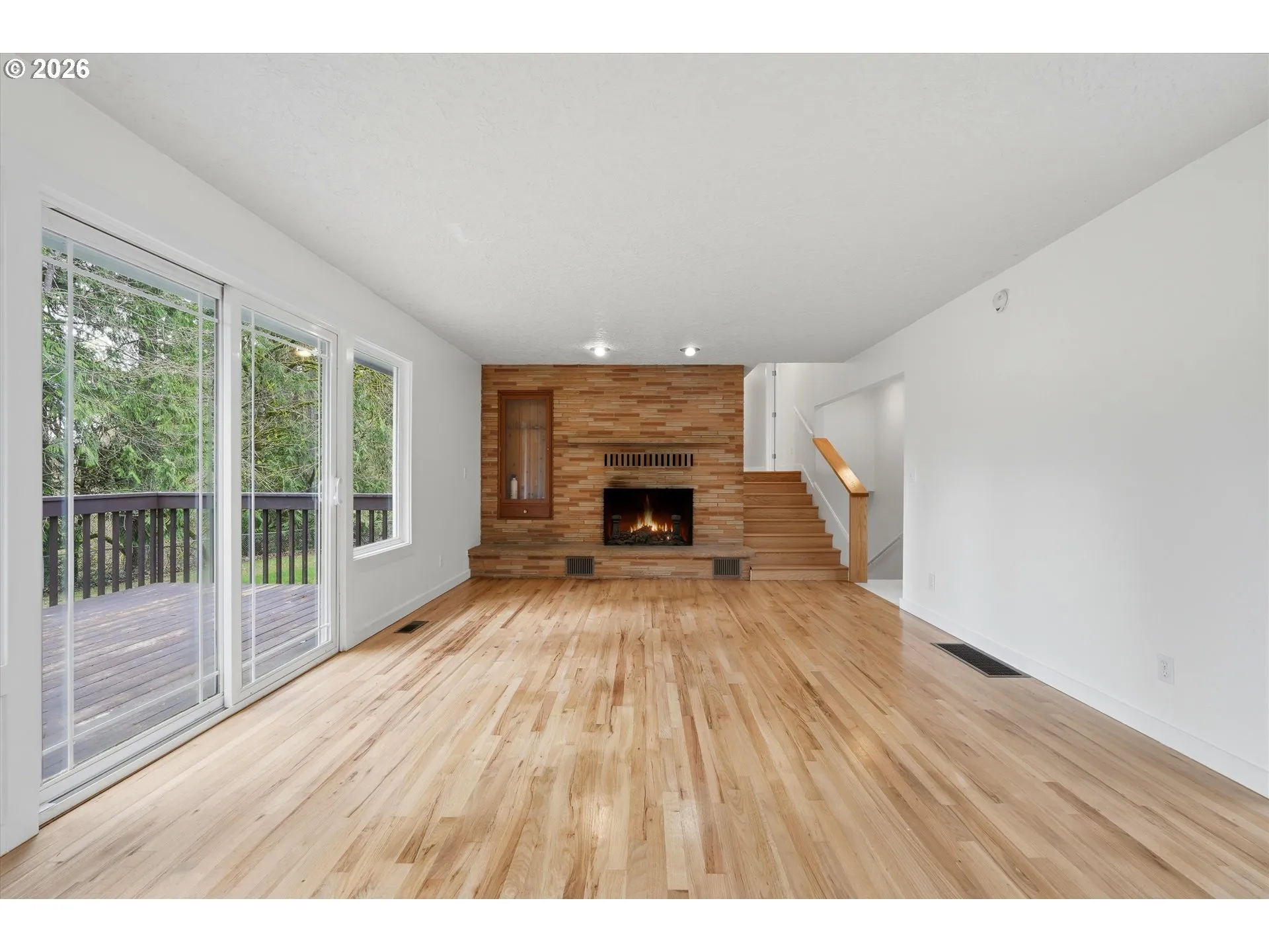 Living Room-Fireplace