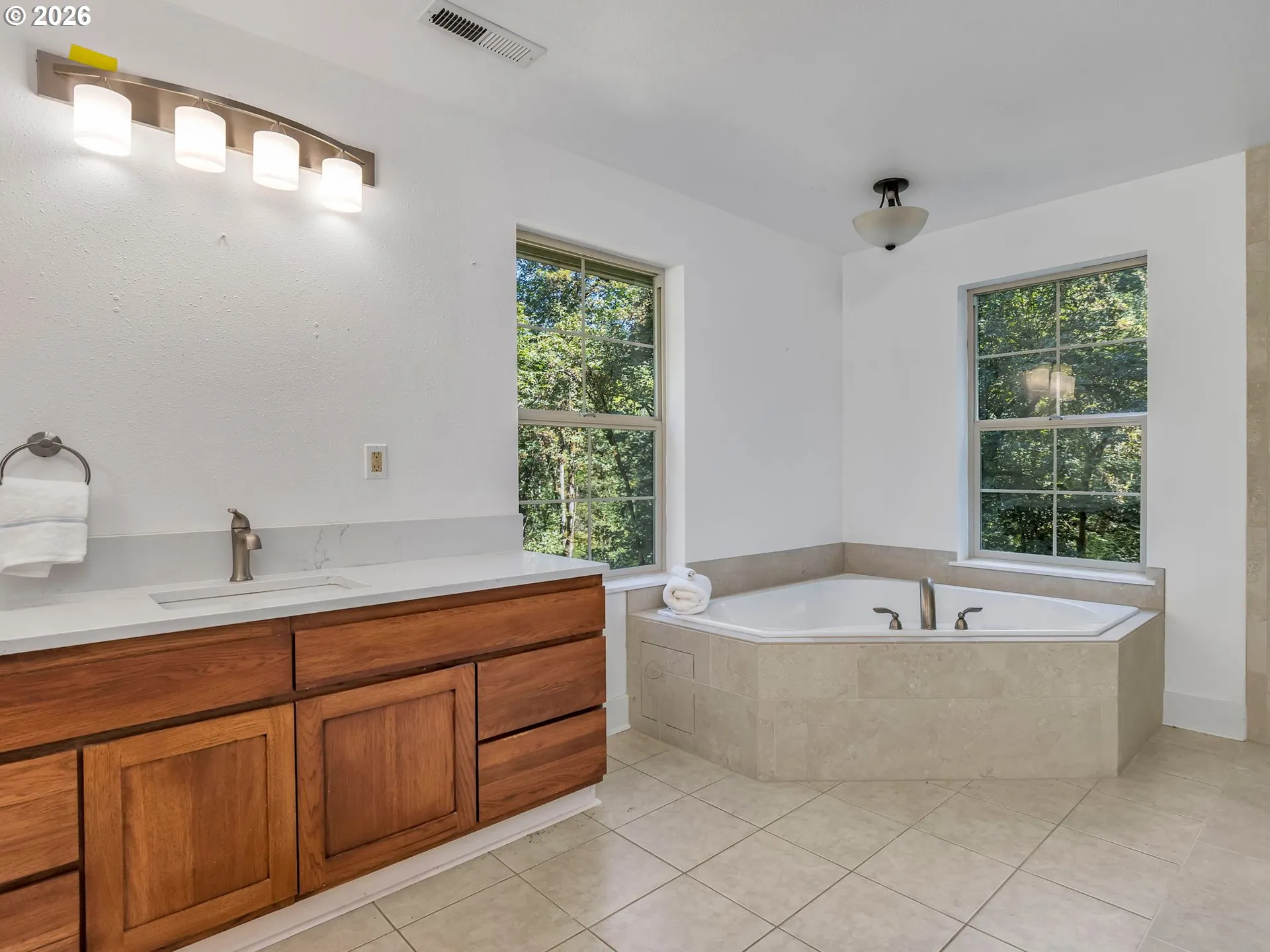 Bathroom, Attached-Double Sinks