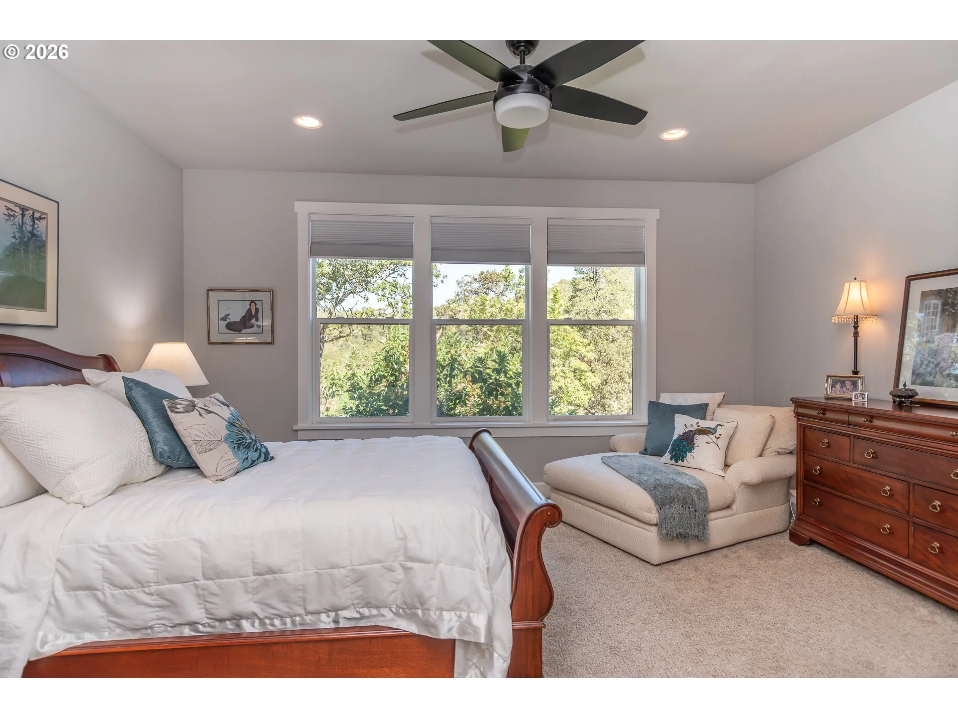 Bedroom, Primary-Ceiling Fan
