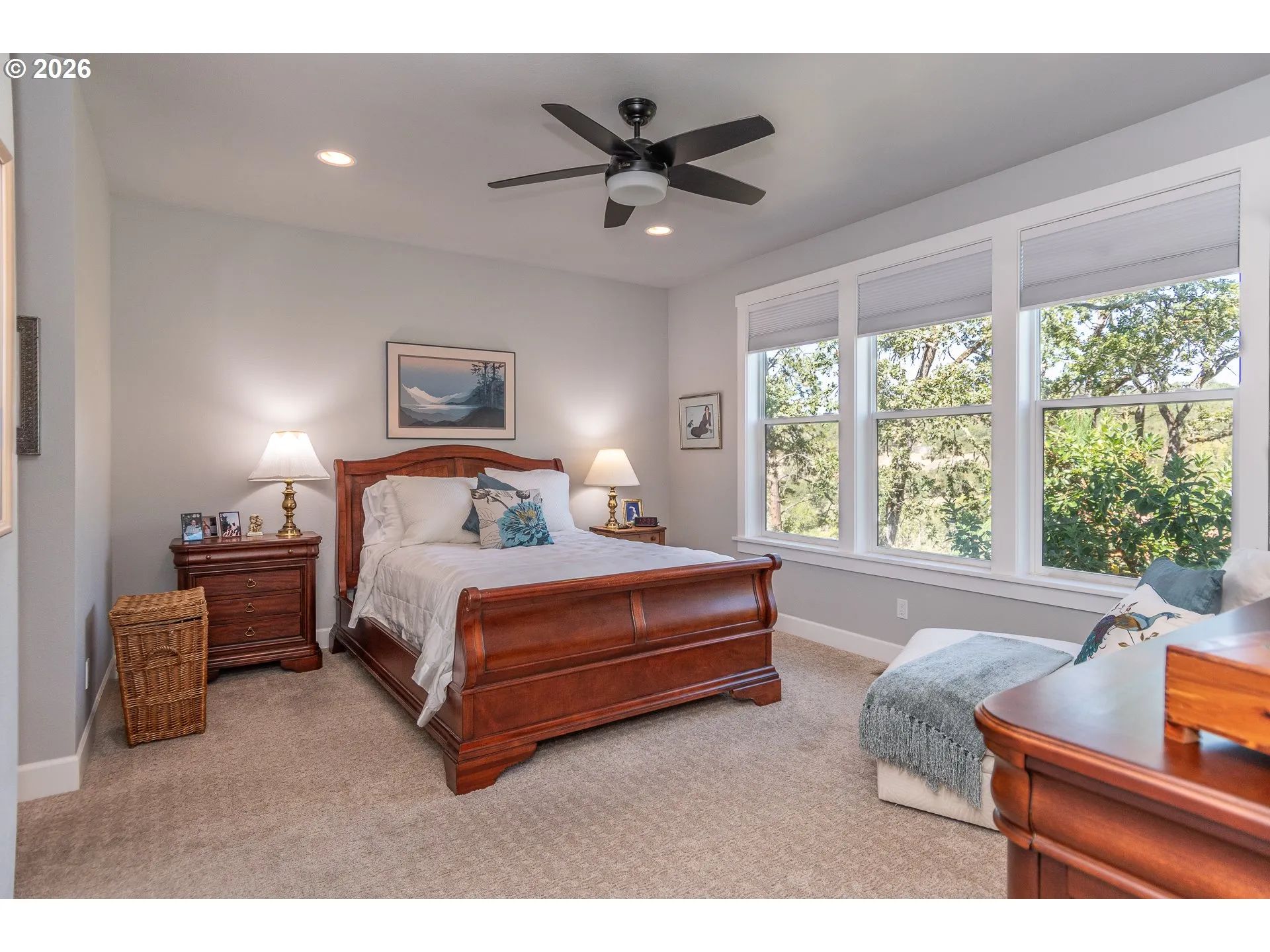 Bedroom, Primary-Ceiling Fan