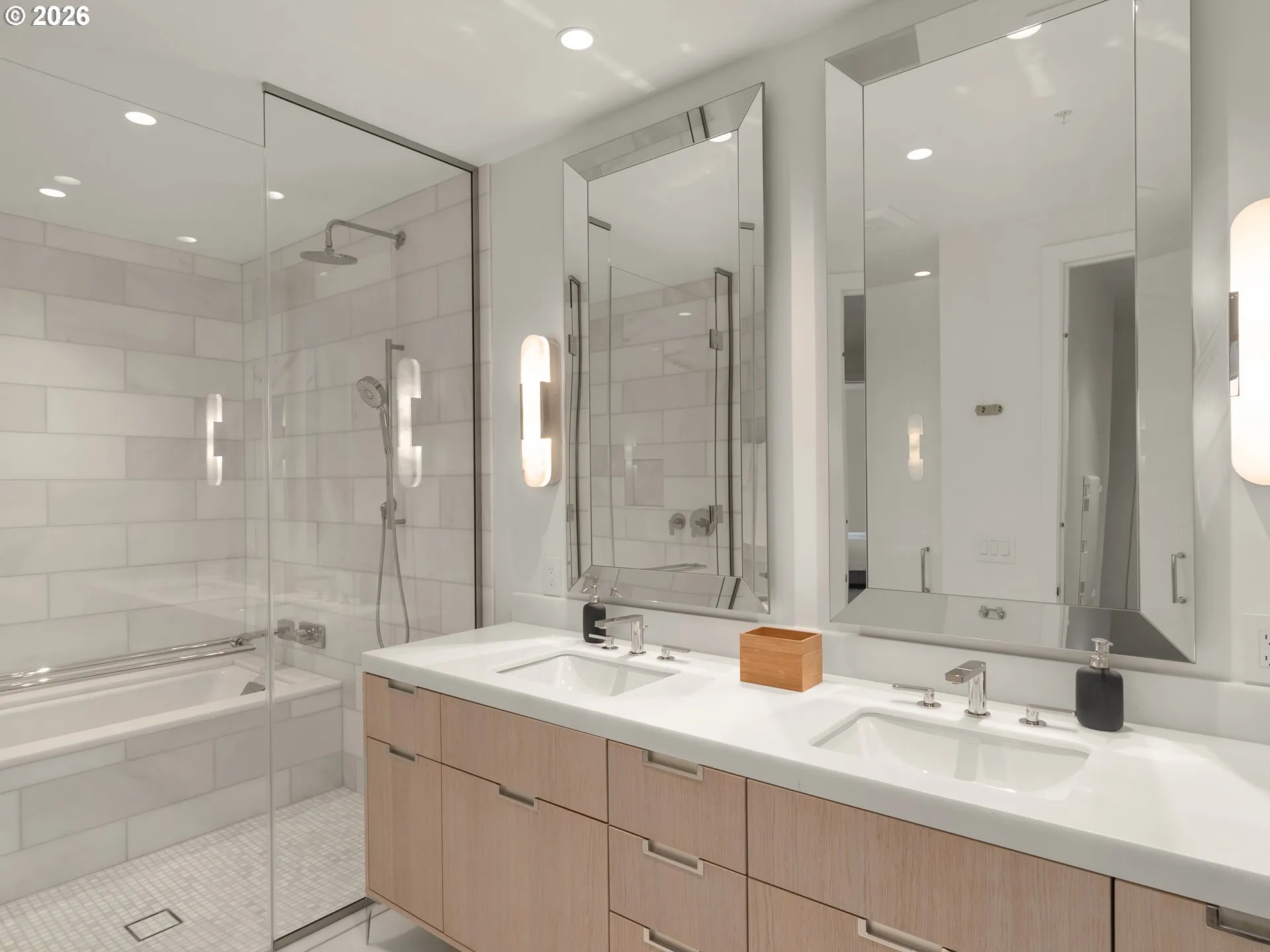Bathroom, Attached-Double Sinks