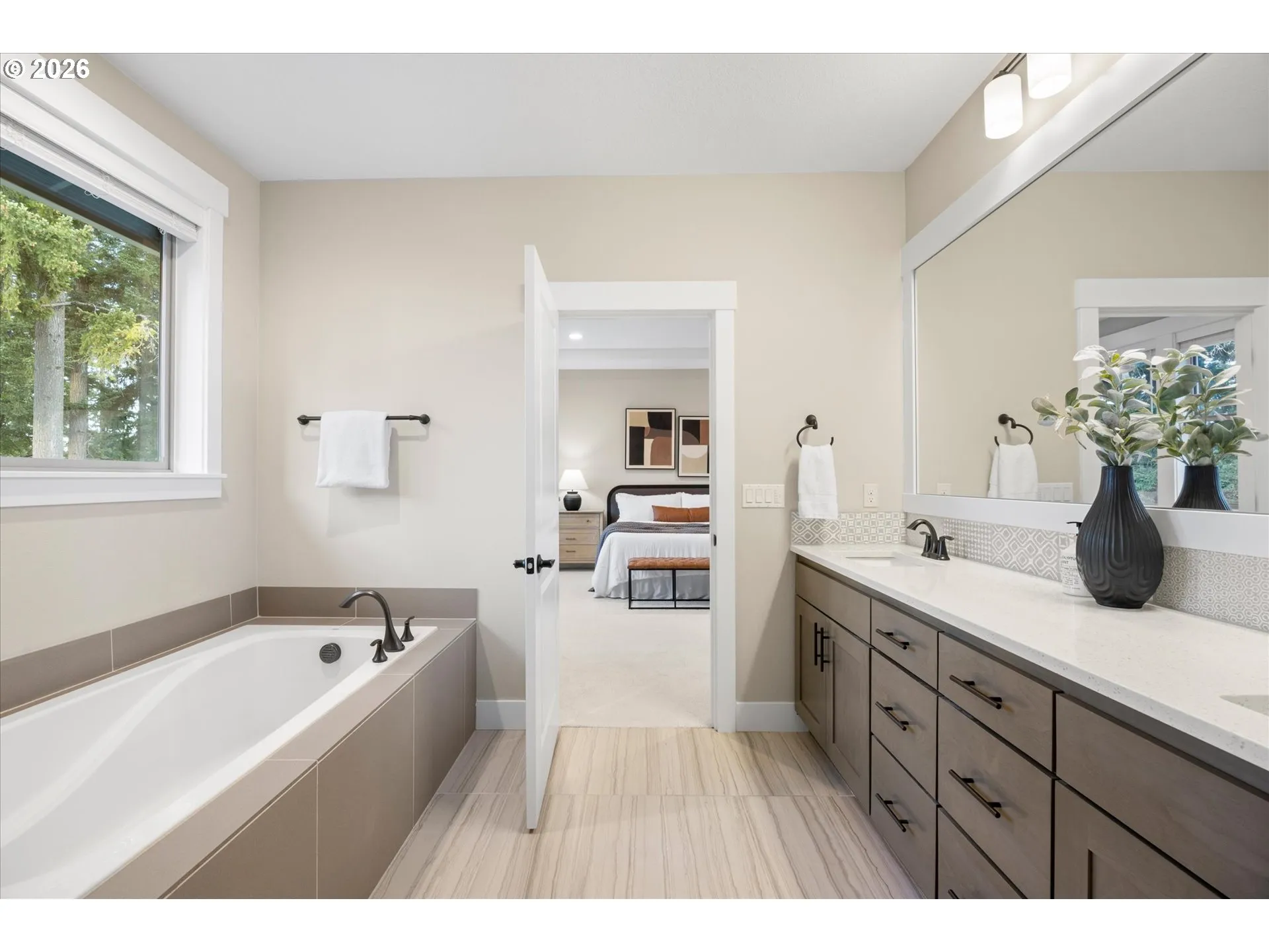 Primary Bedroom-Attached Bathroom