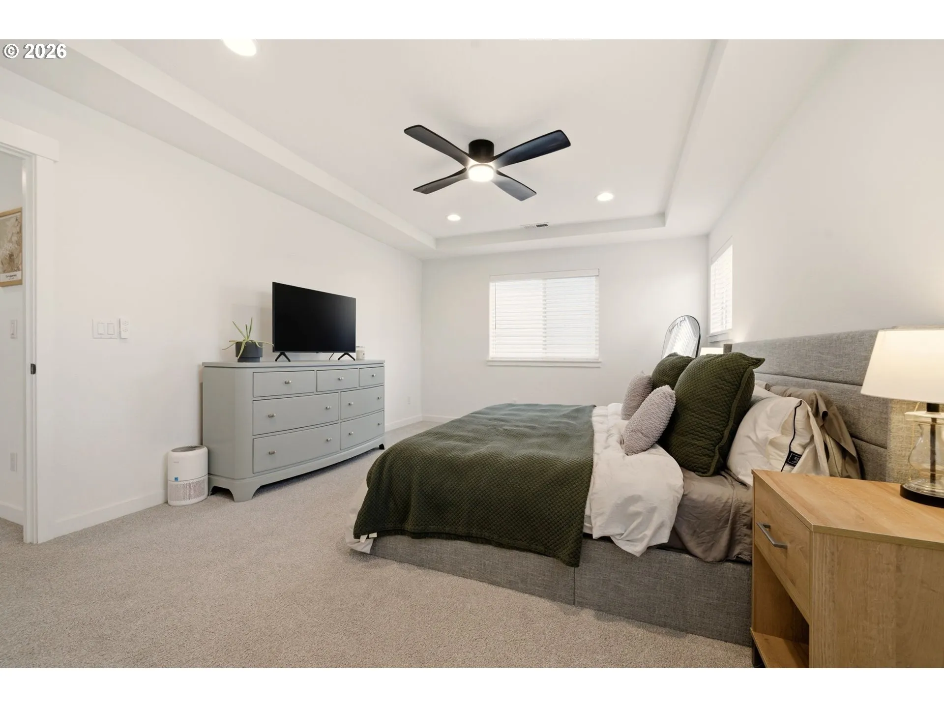 Bedroom, Owner's Suite-Coffered Ceilings