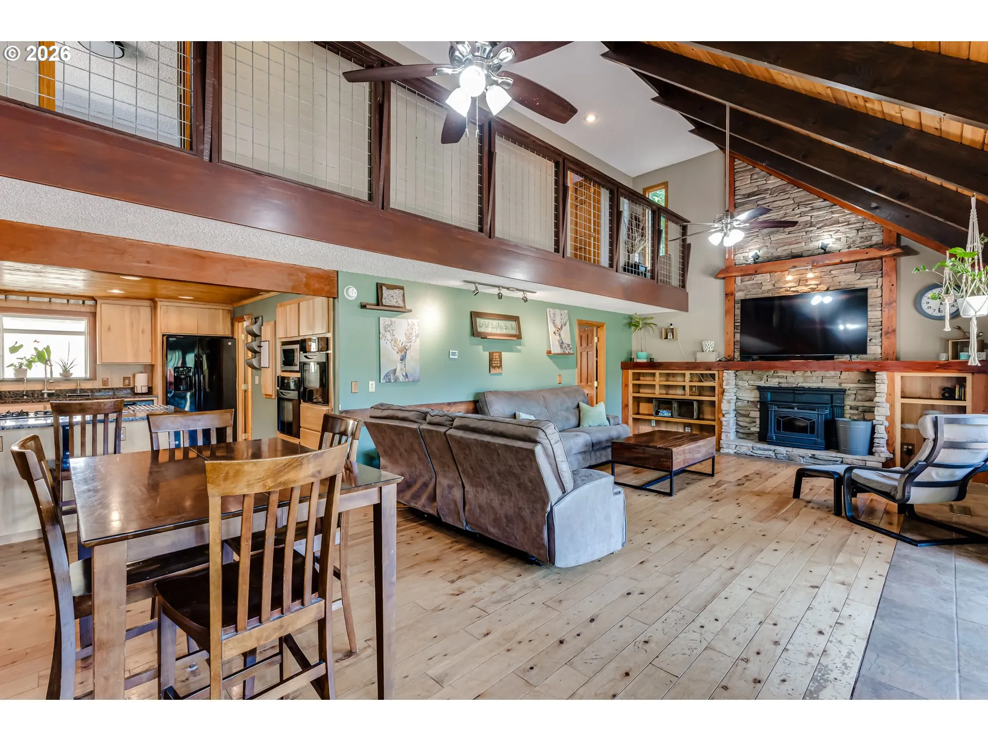 Living Room/Dining Room-Ceiling Fan