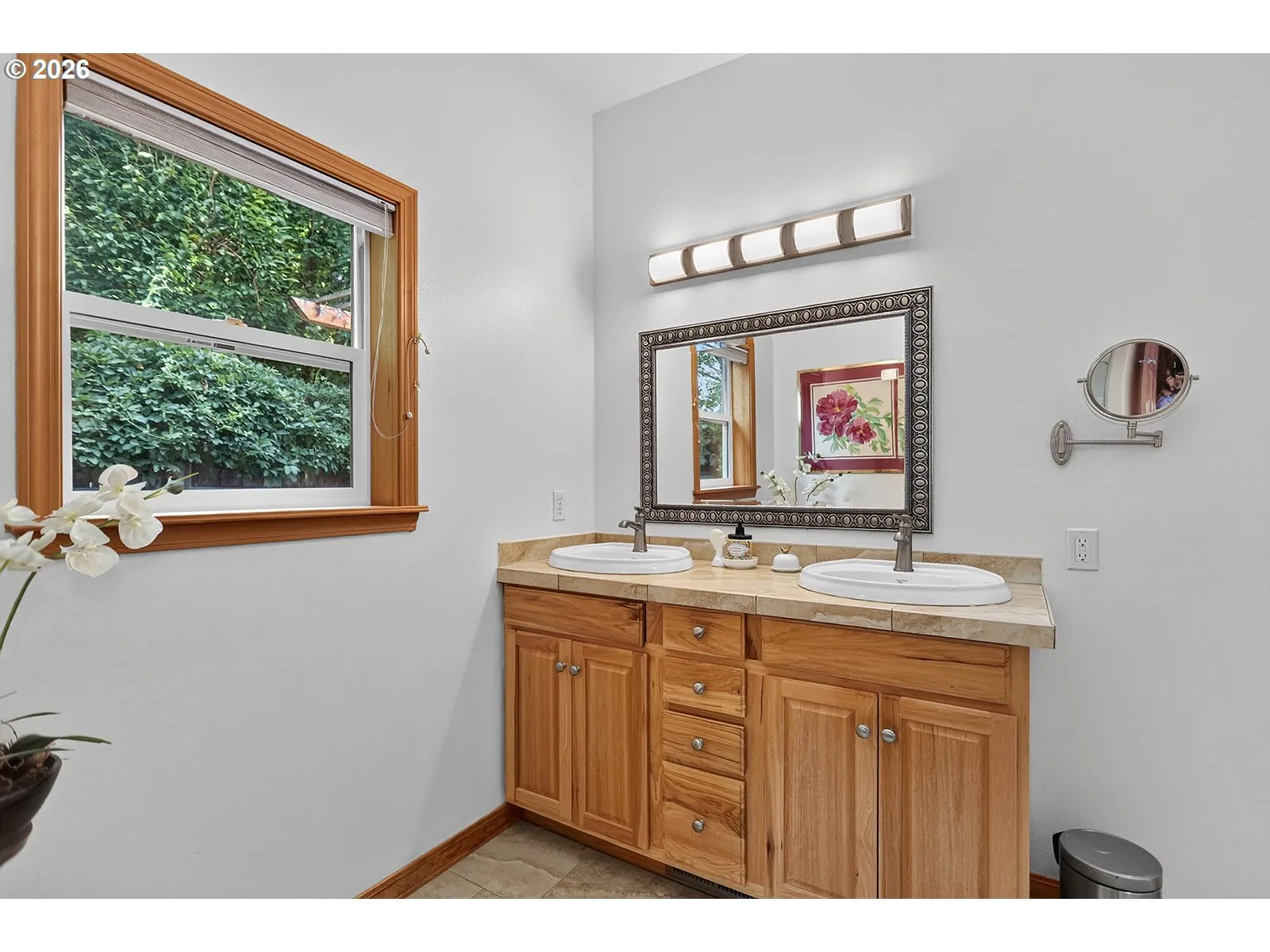 Bathroom, Attached-Double Sinks