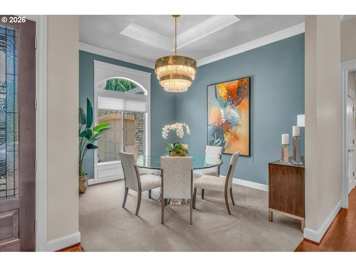 Dining Room-Coffered Ceilings