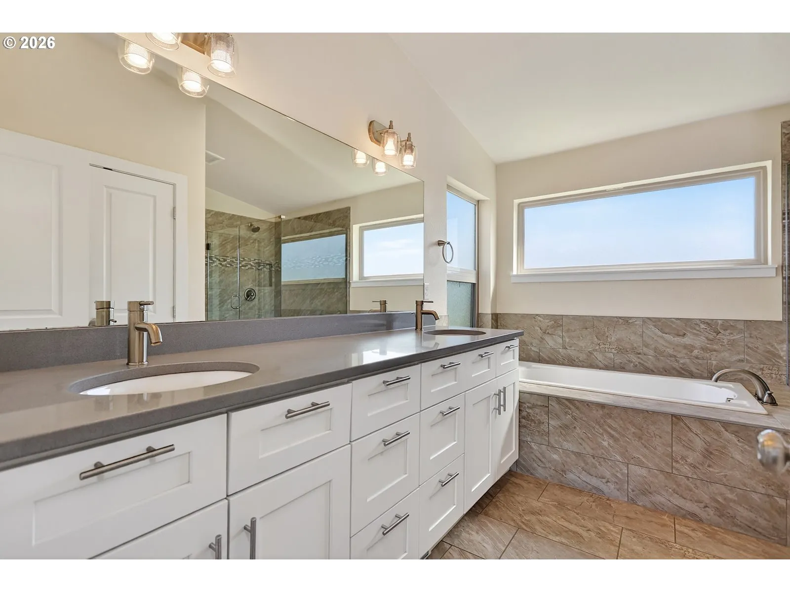 Bathroom, Attached-Double Sinks