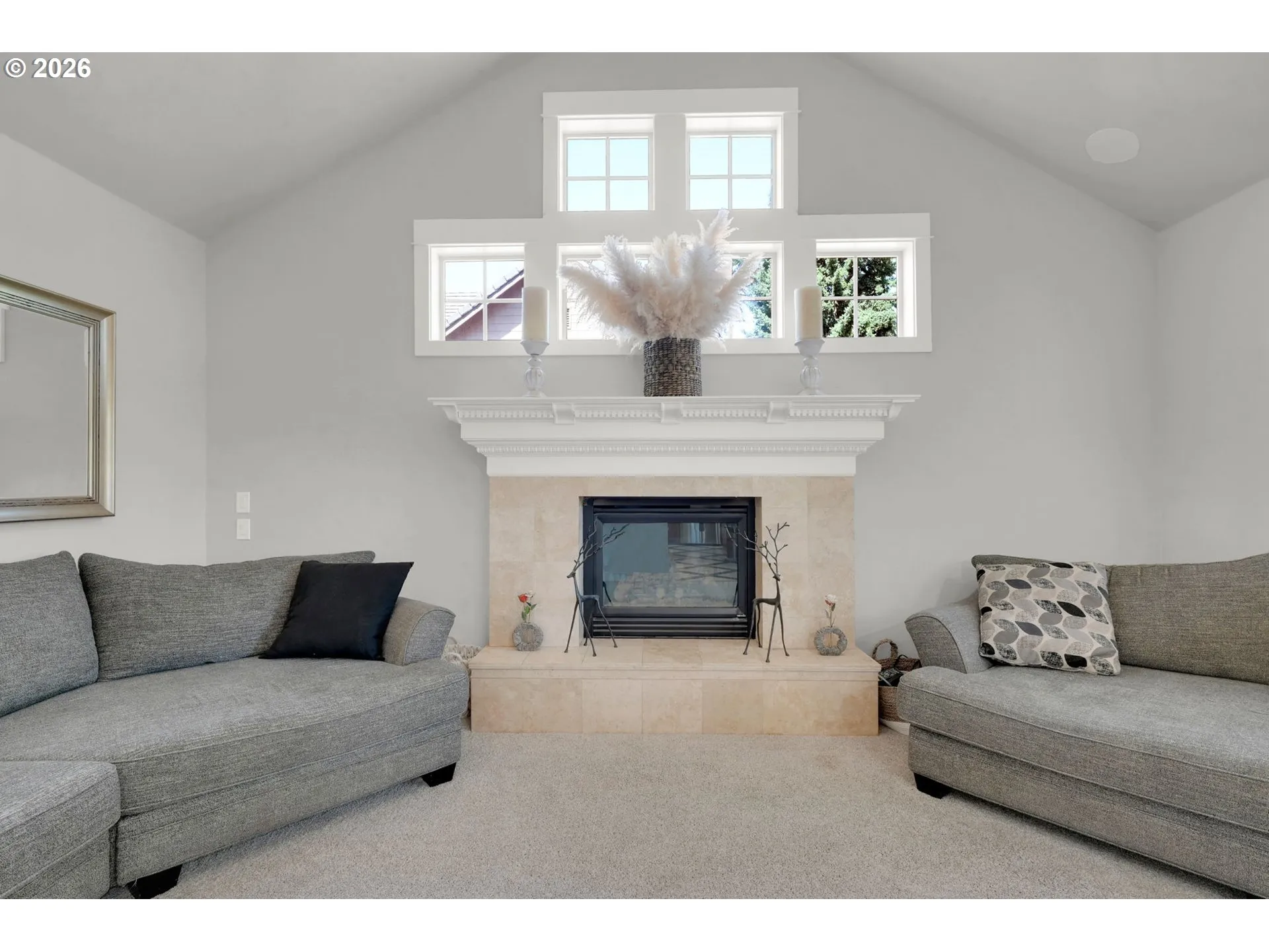 Living Room-Fireplace
