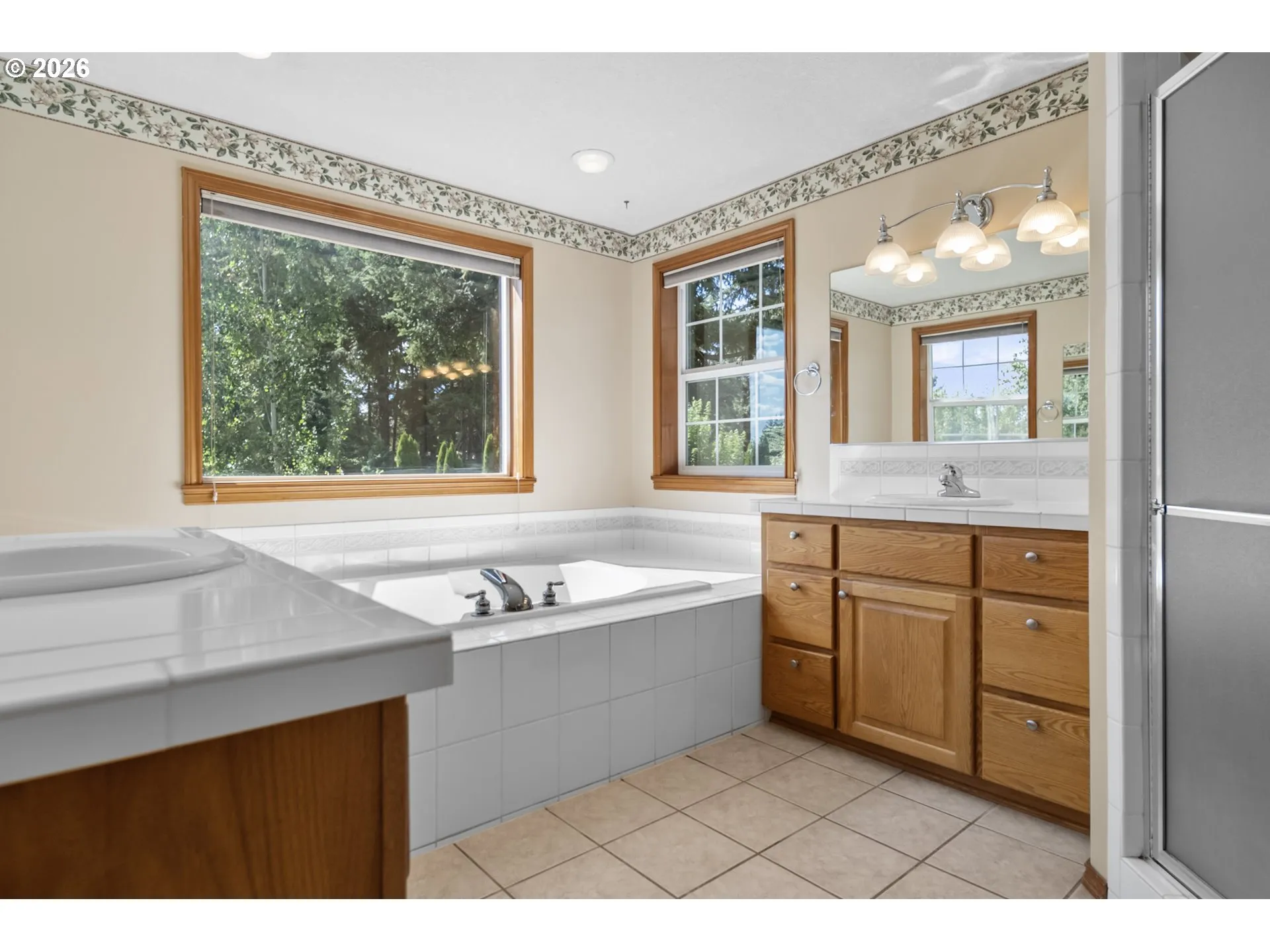 Bathroom, Attached-Double Sinks