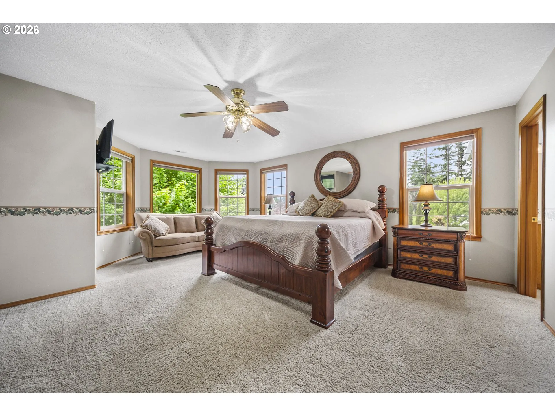 Primary Bedroom-View From