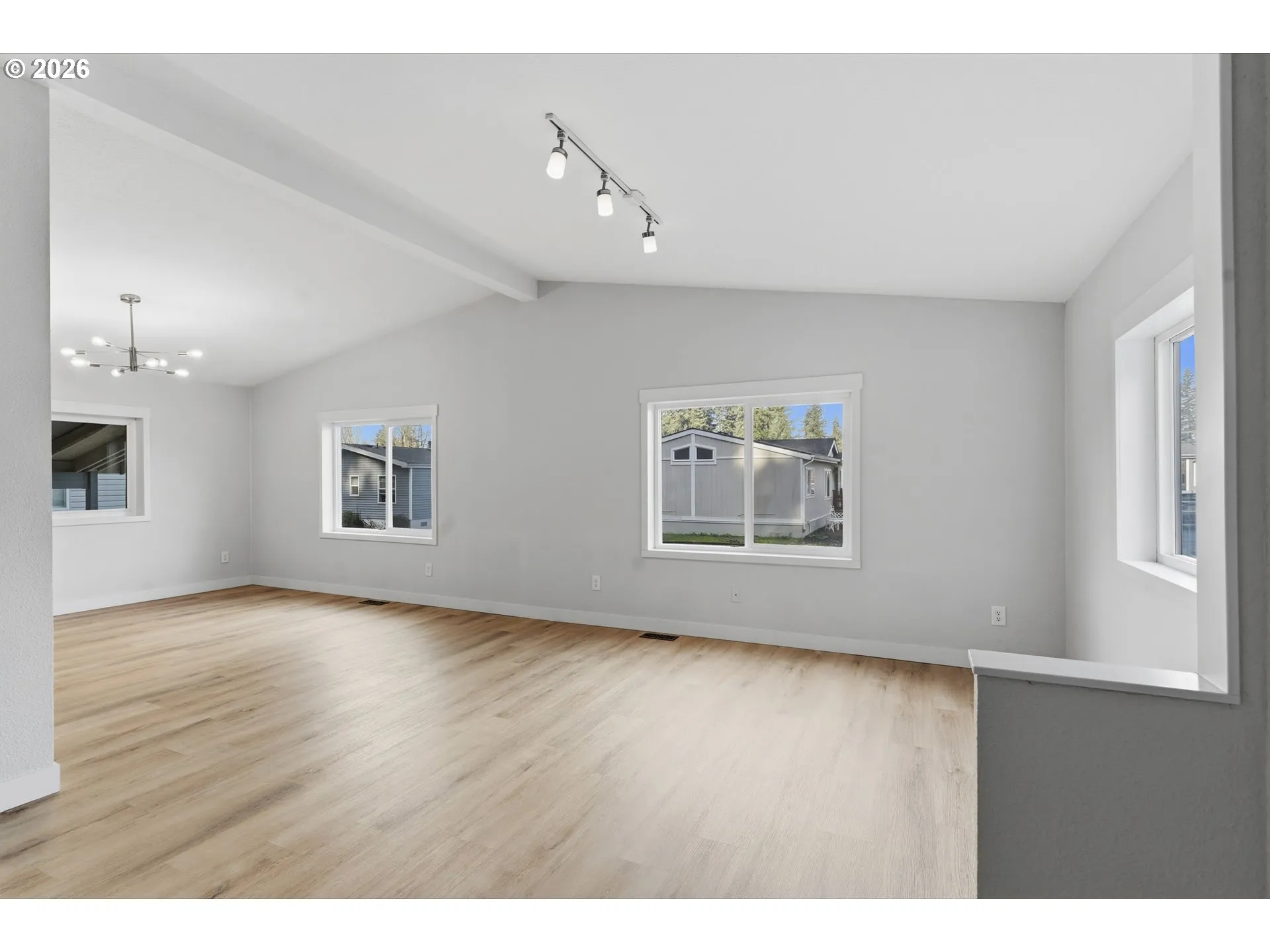 Living Room-Vaulted Ceilings
