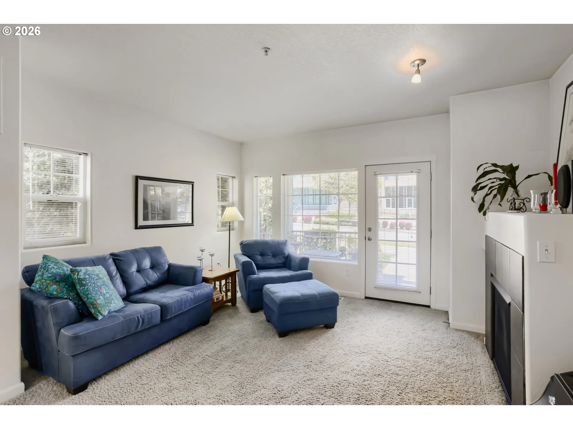 Living Room-Fireplace