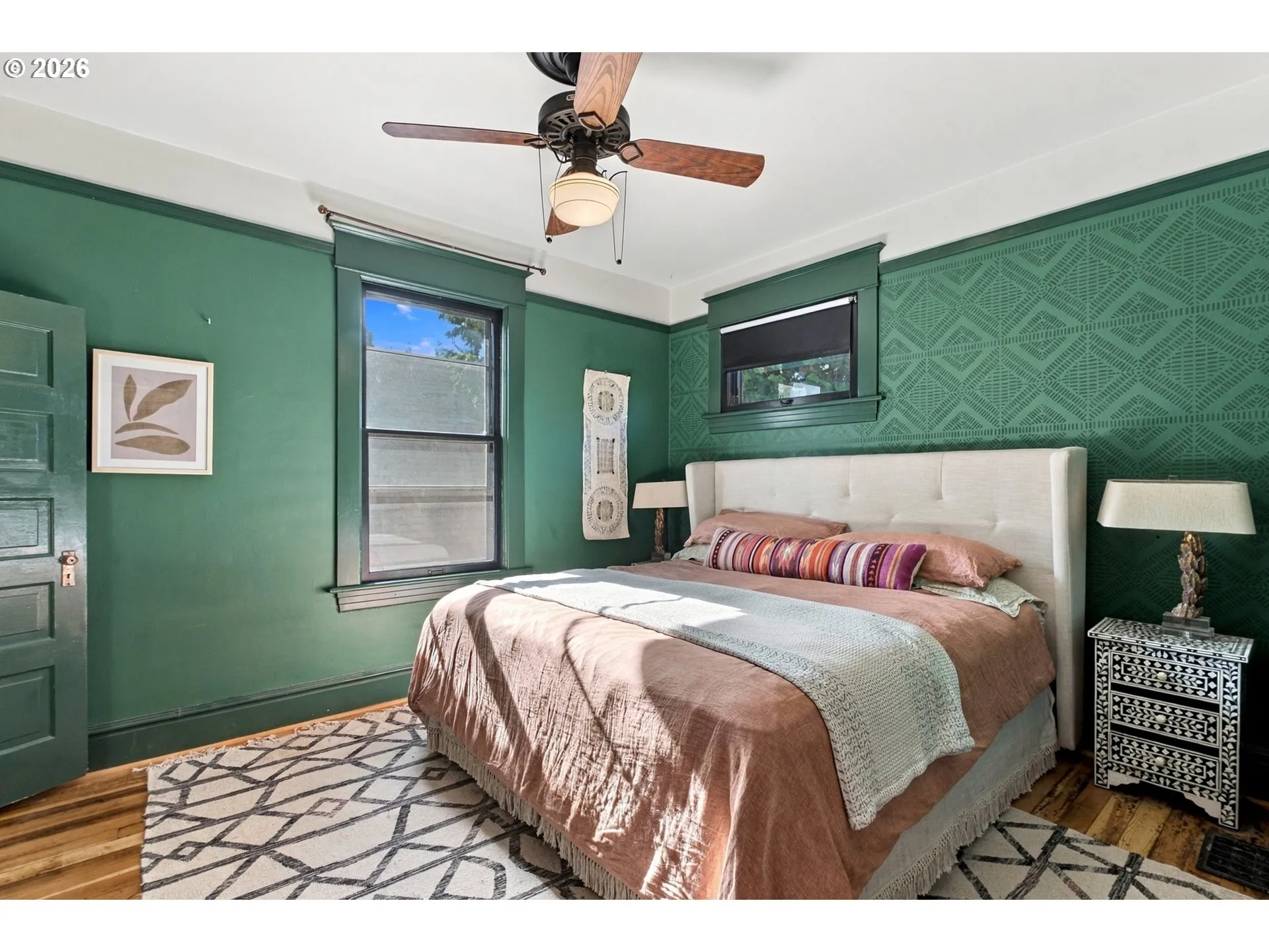 Bedroom, Primary-Ceiling Fan