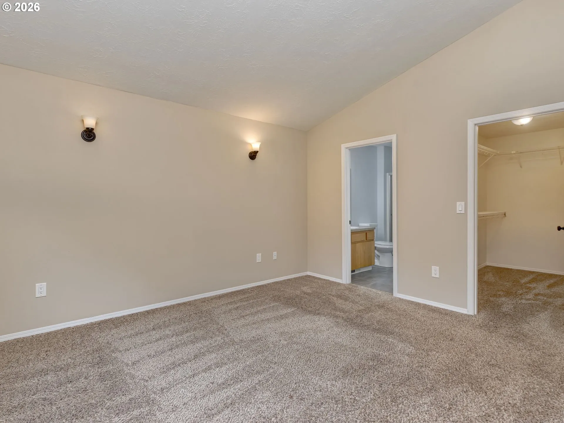 Owner's Suite Bedroom-Vaulted Ceilings