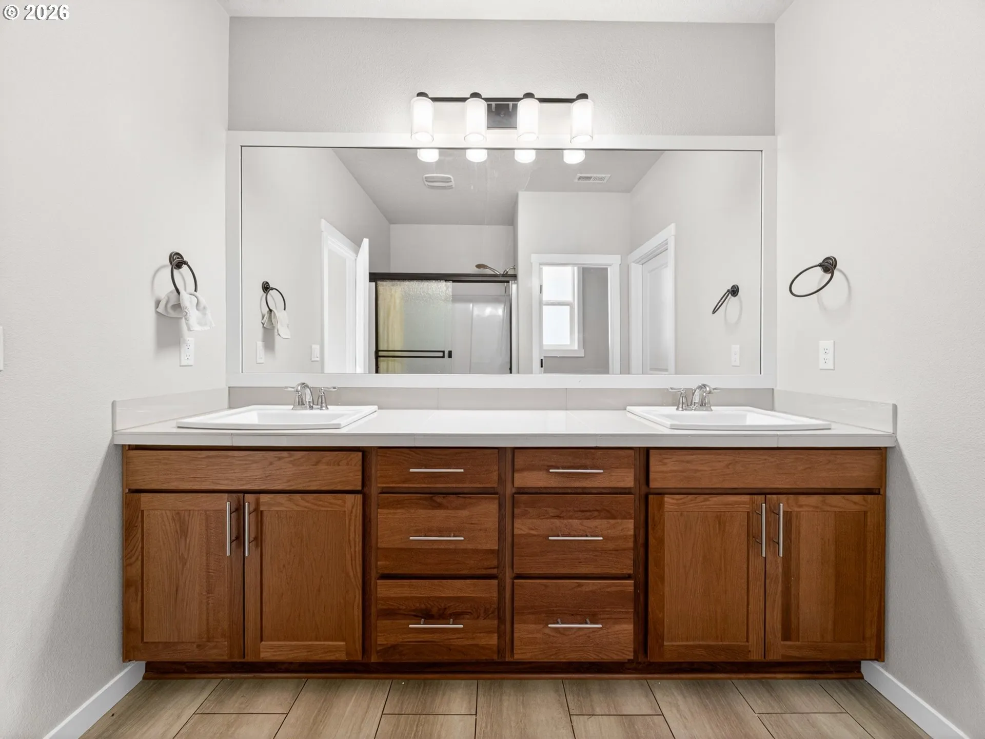 Bathroom, Attached-Double Sinks