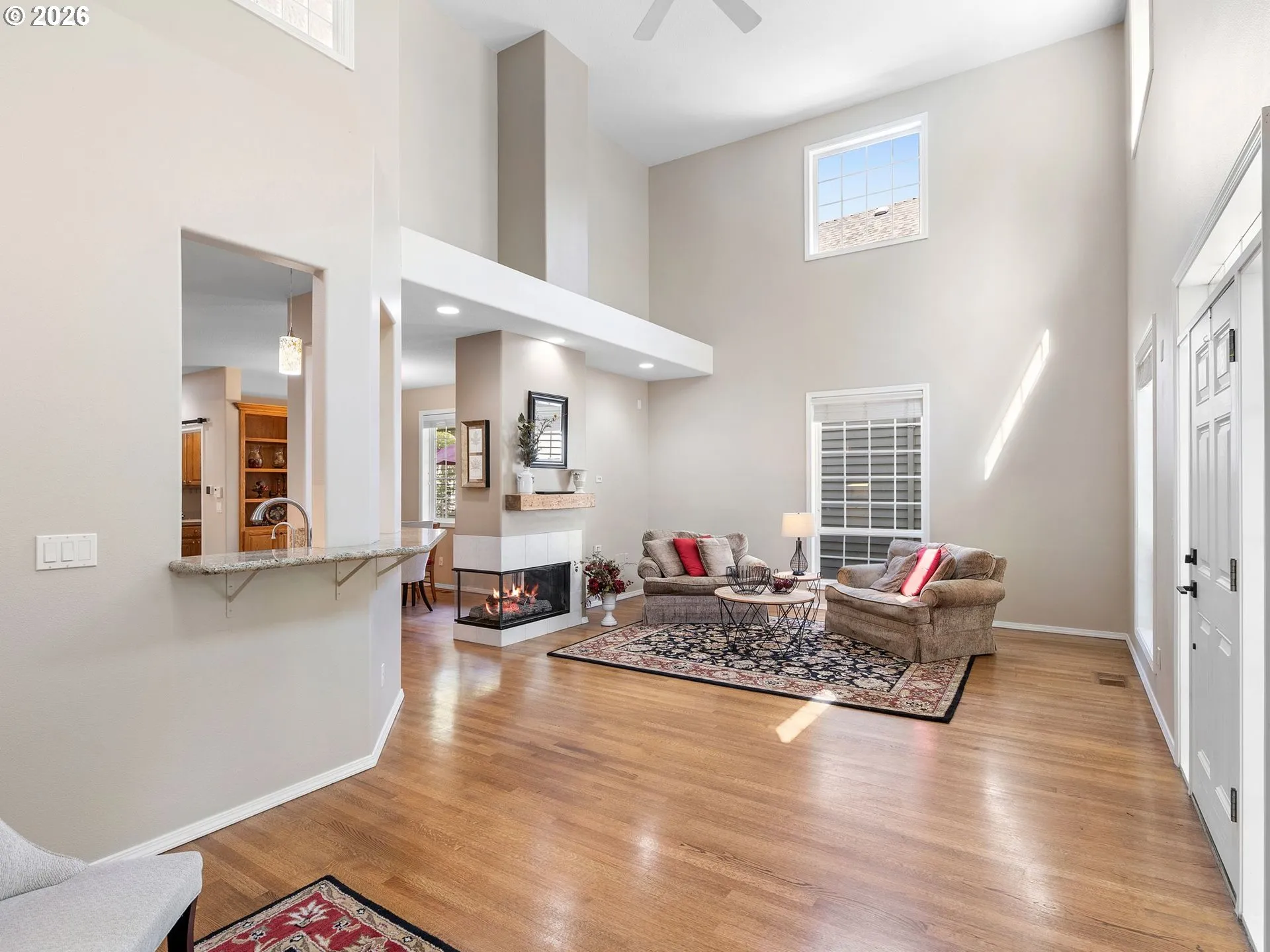 Living Room-Vaulted Ceilings