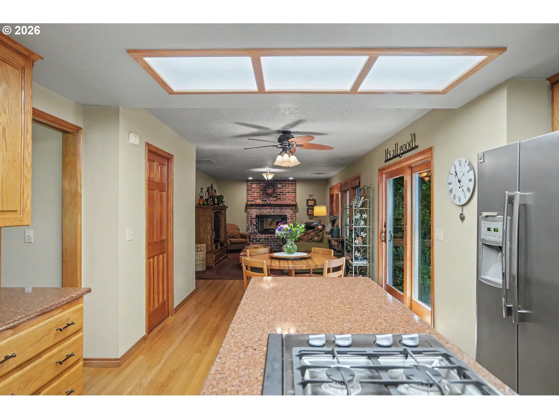 Kitchen/Family Room-Ceiling Fan