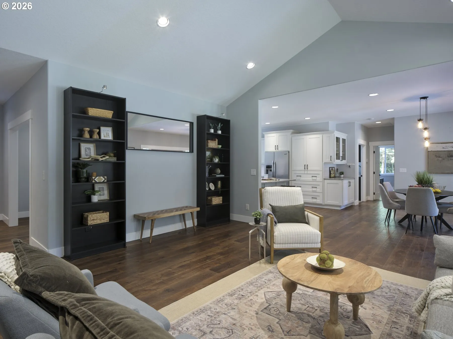 Living Room-Vaulted Ceilings