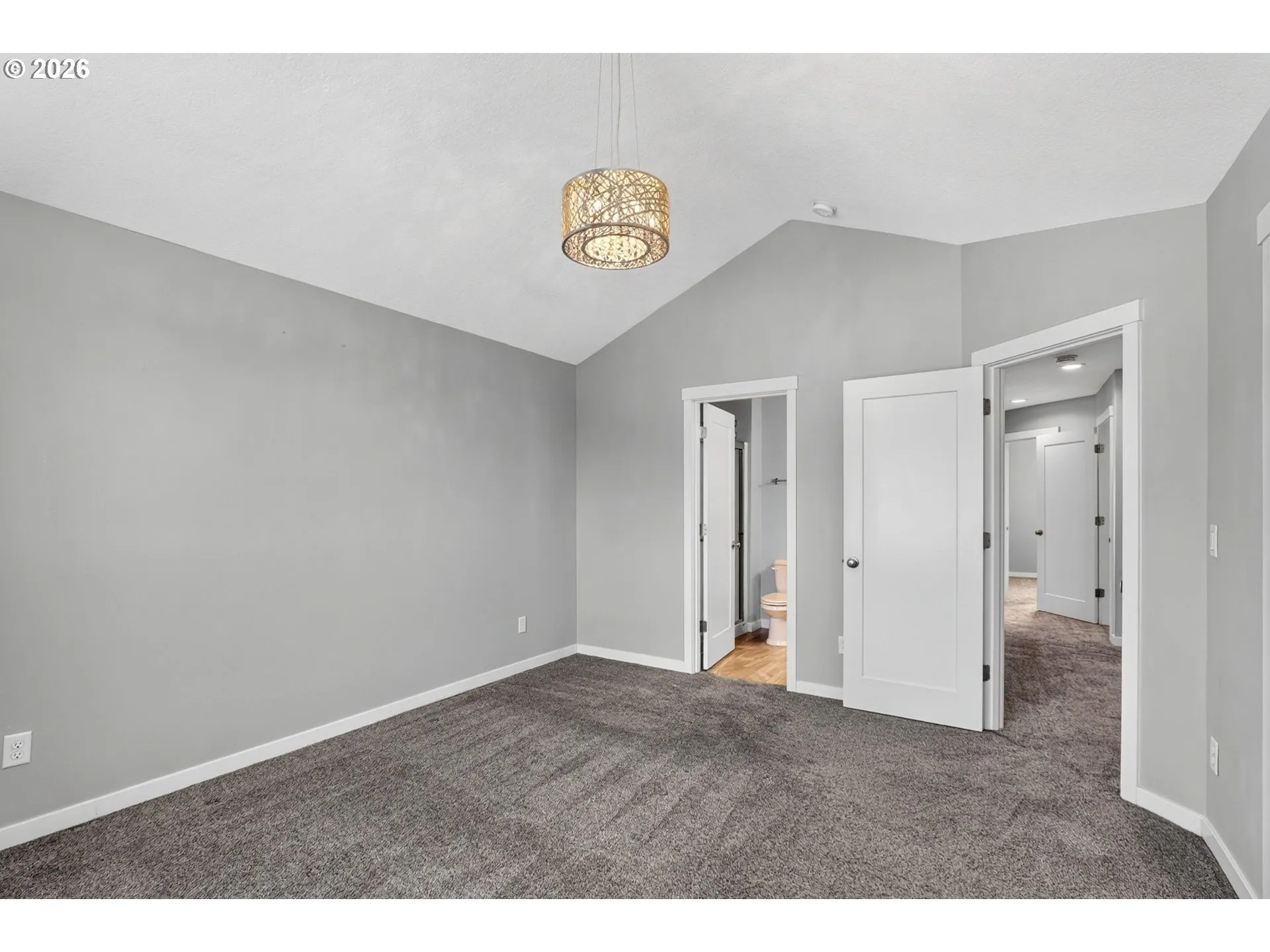 Owner's Suite Bedroom-Vaulted Ceilings