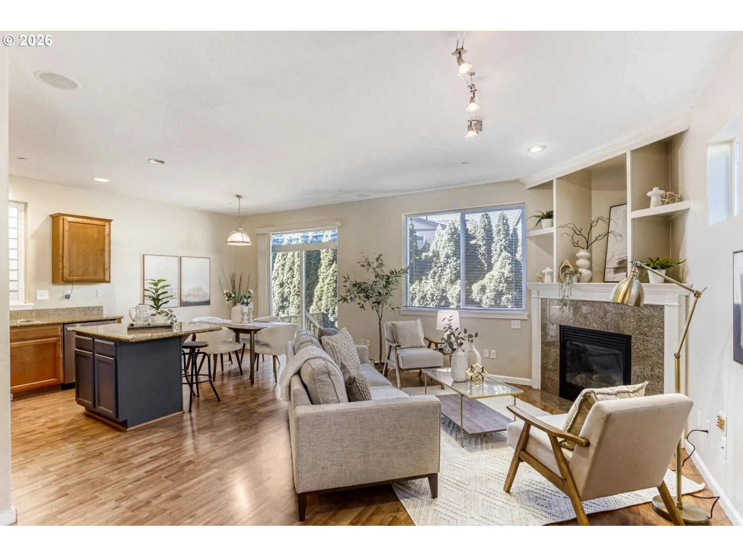 Living Room-Fireplace