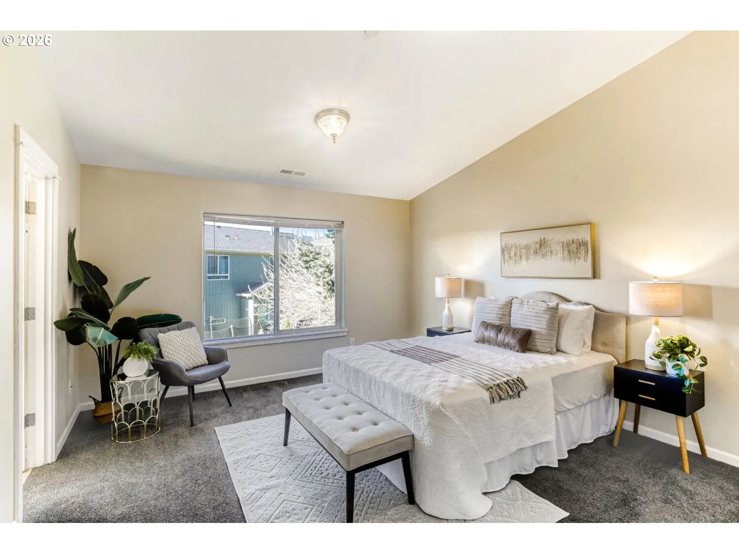 Primary Bedroom-Vaulted Ceilings