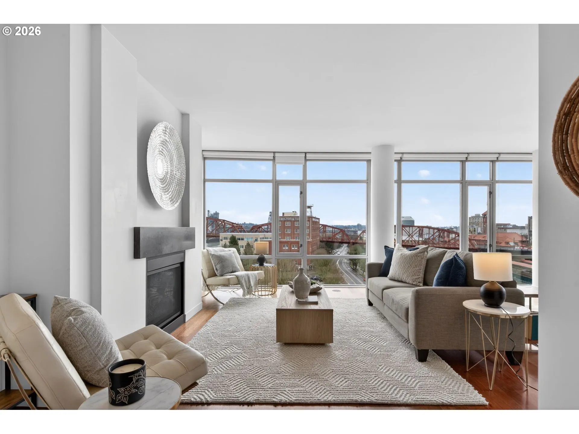 Living Room-Fireplace