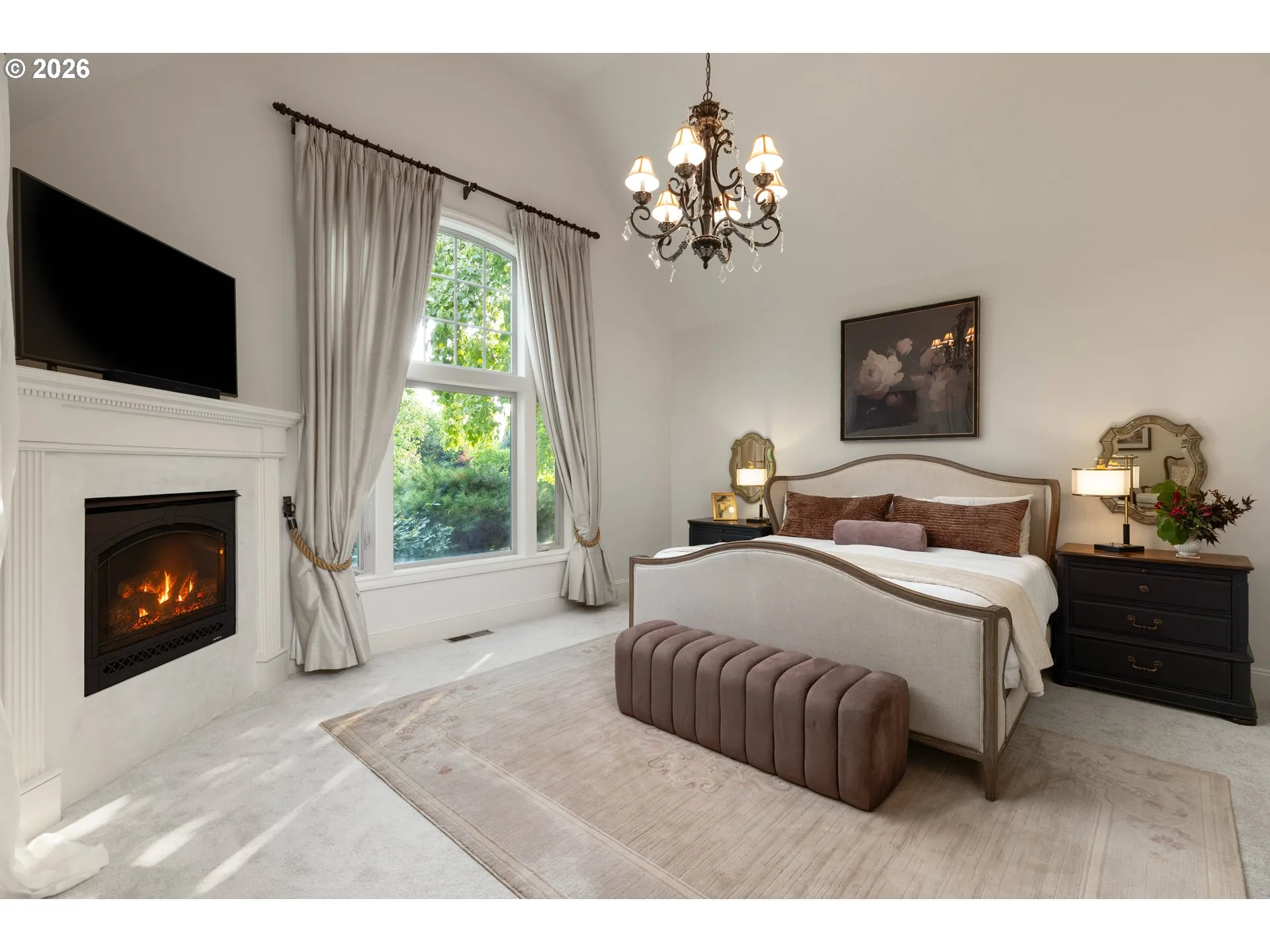 Primary Bedroom-Fireplace