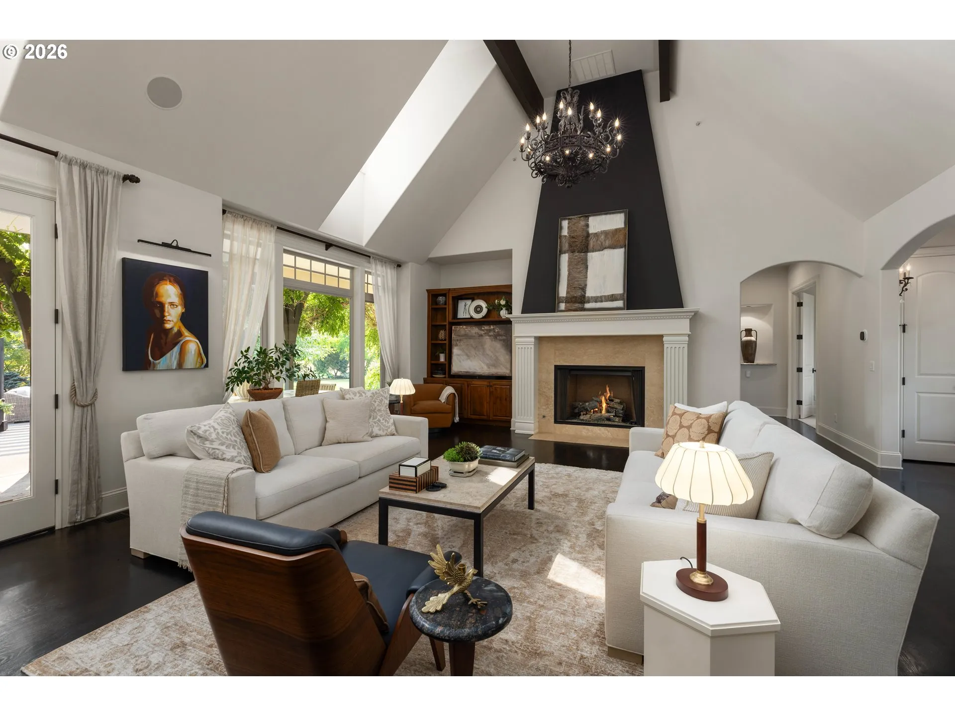 Living Room-Fireplace