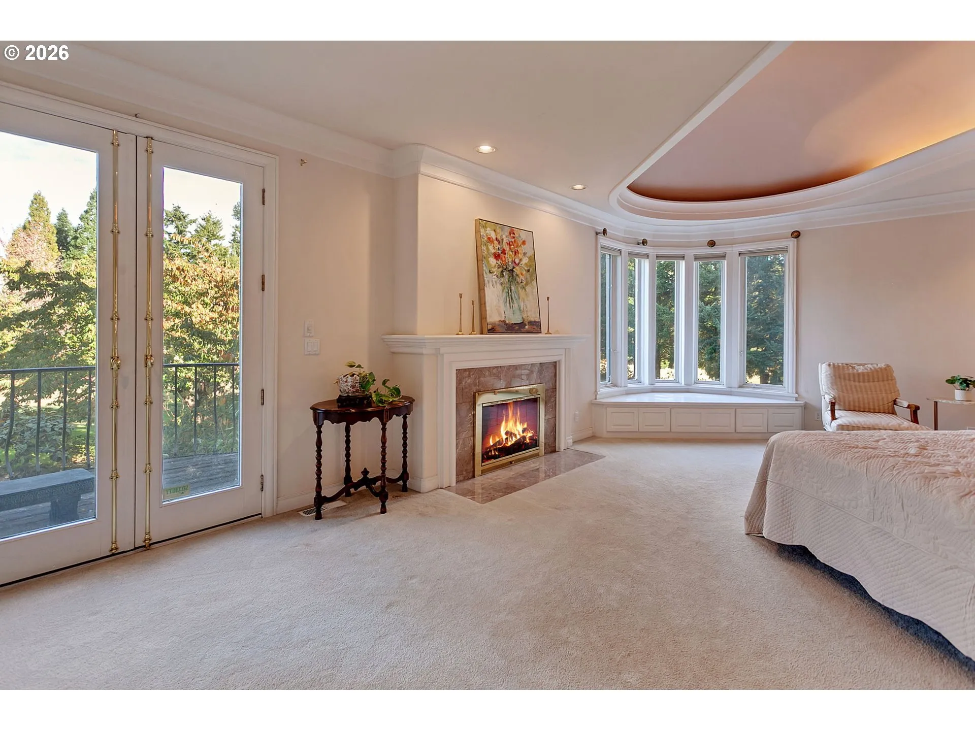 Primary Bedroom-Fireplace