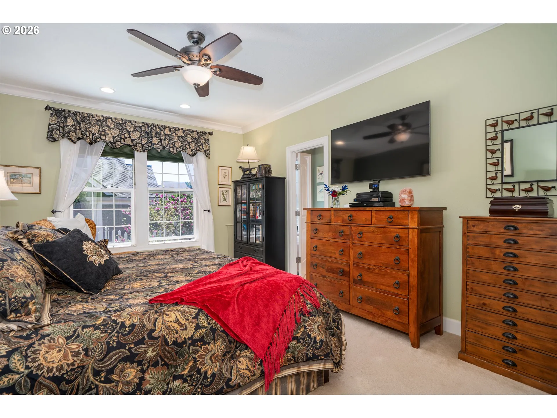 Bedroom, Primary-Ceiling Fan