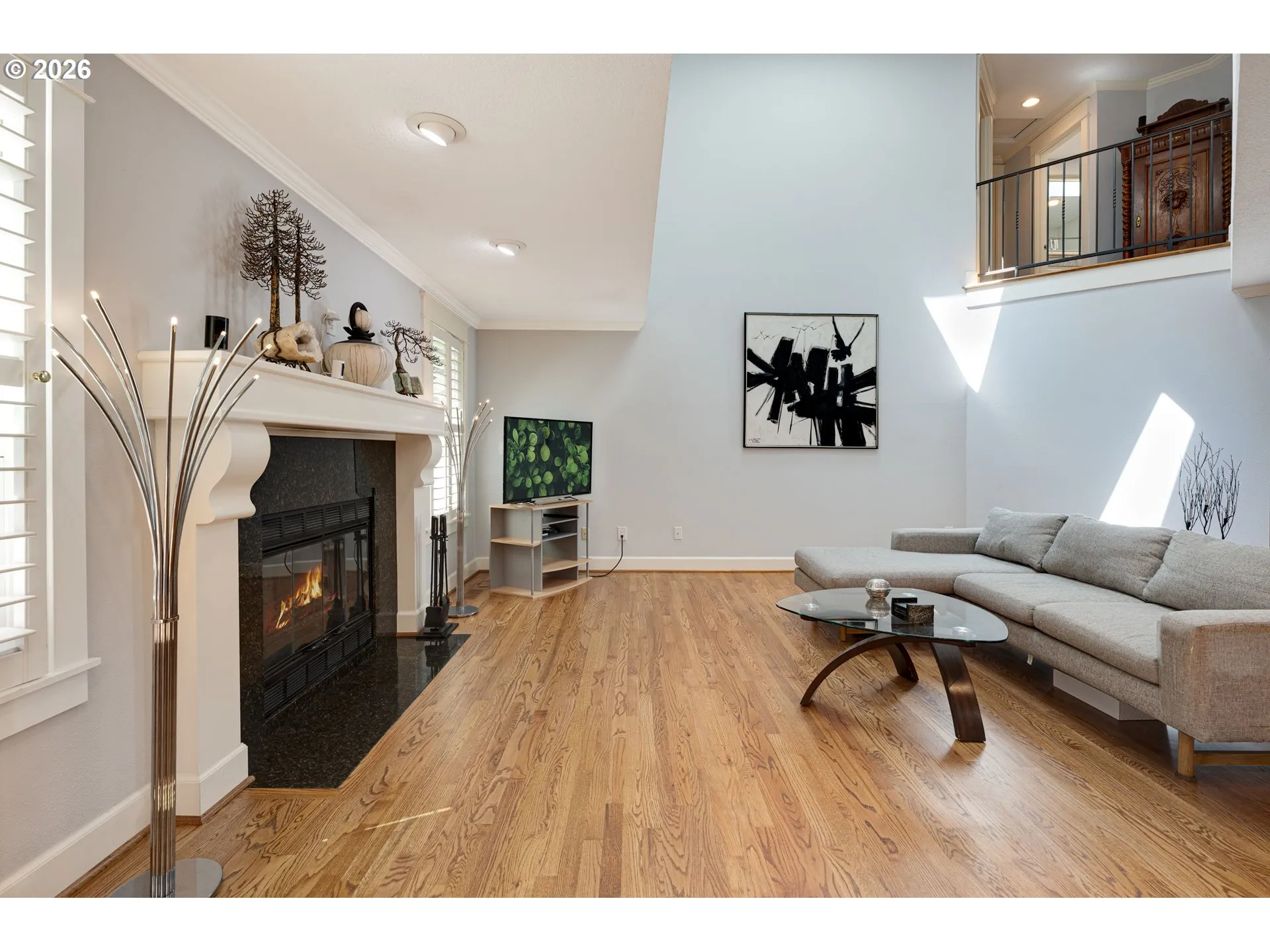 Living Room-Fireplace