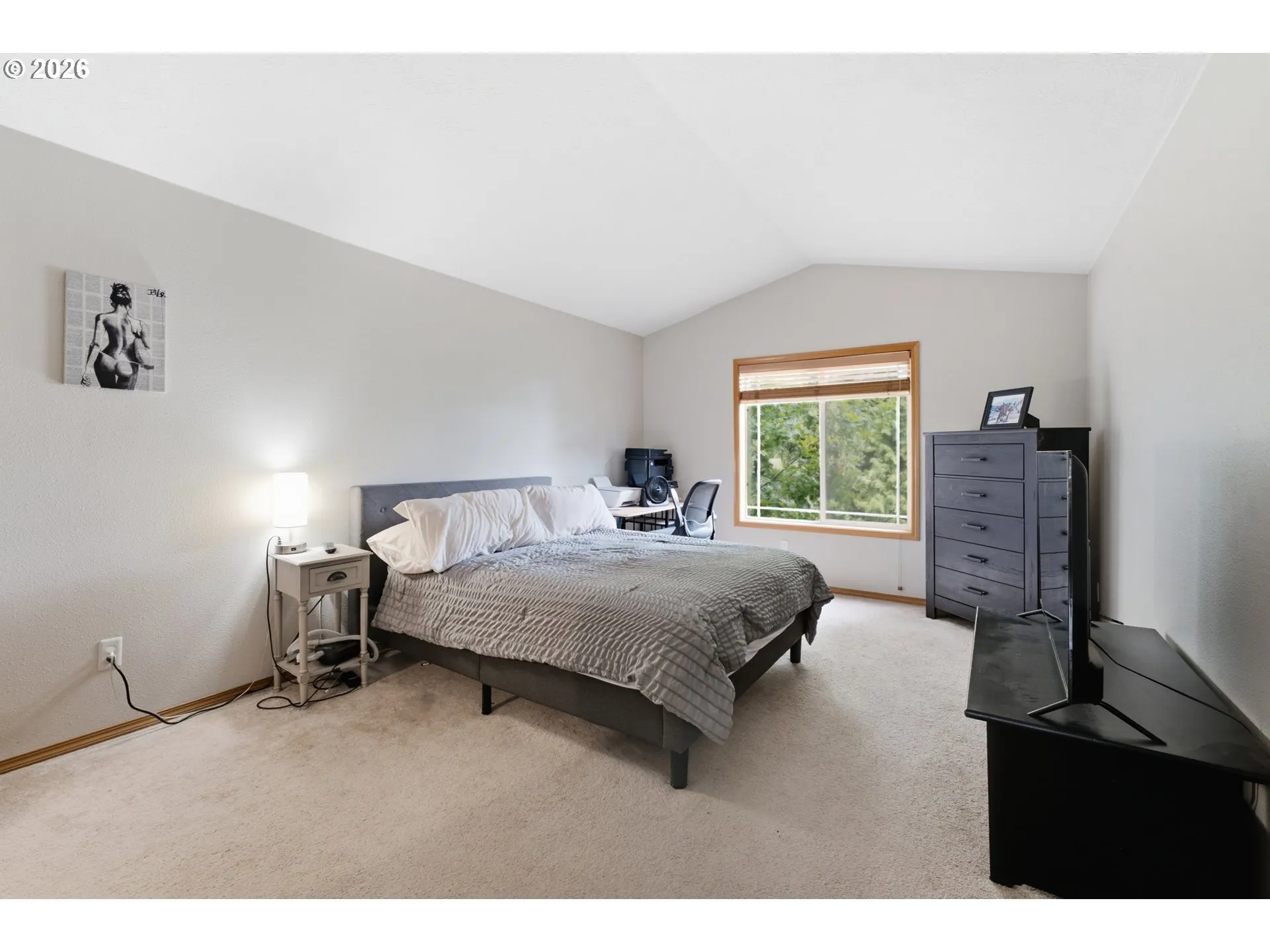 Owner's Suite Bedroom-Vaulted Ceilings