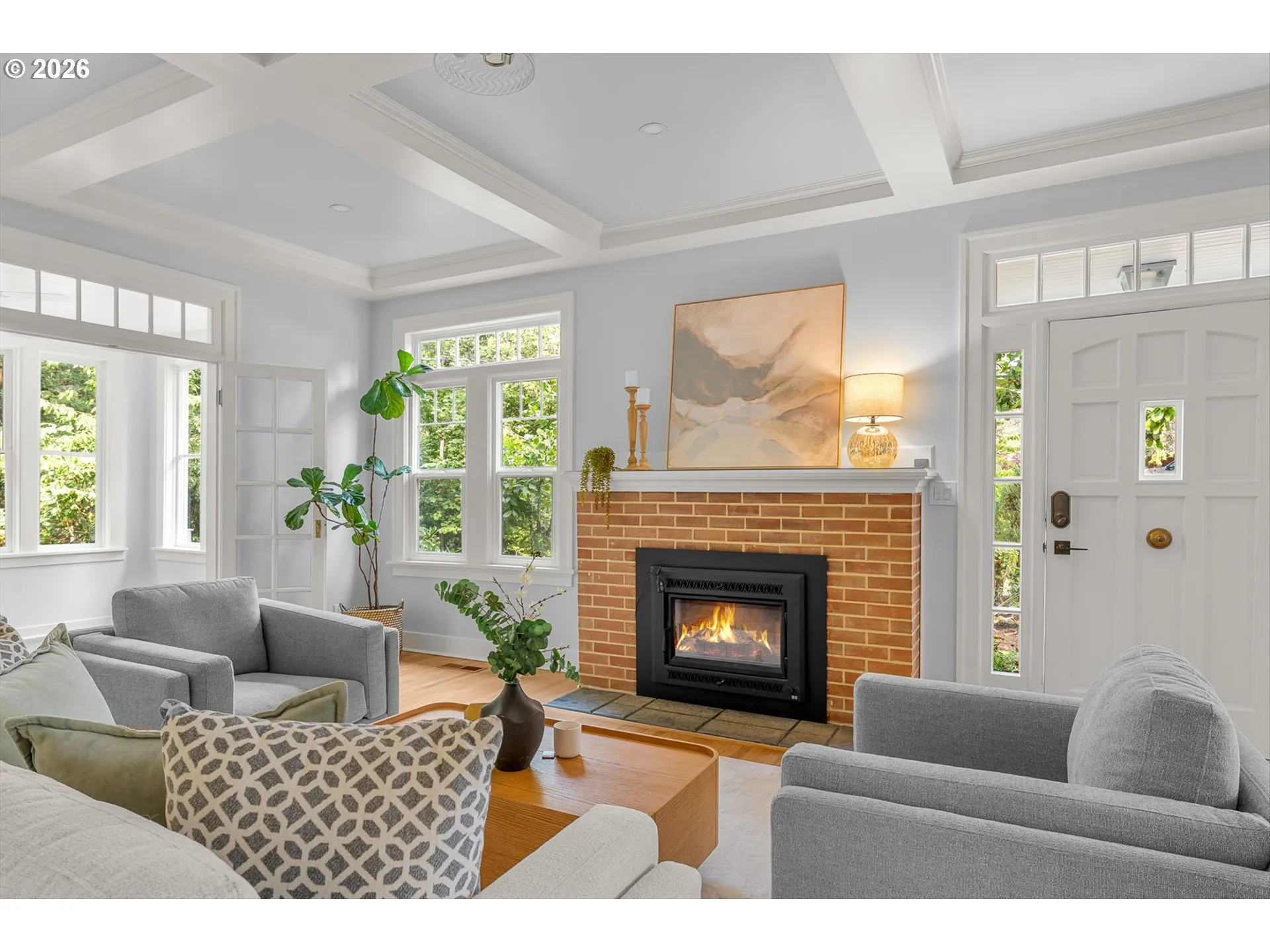 Living Room-Fireplace