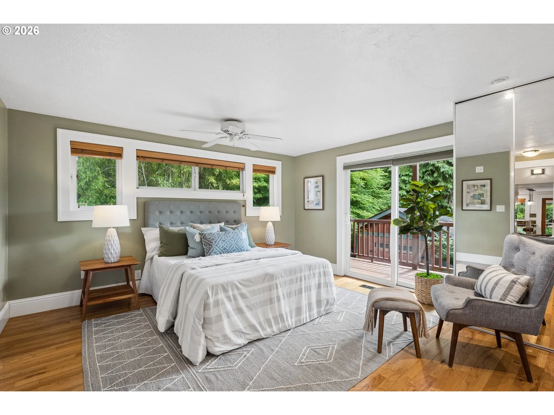 Bedroom, Primary-Ceiling Fan