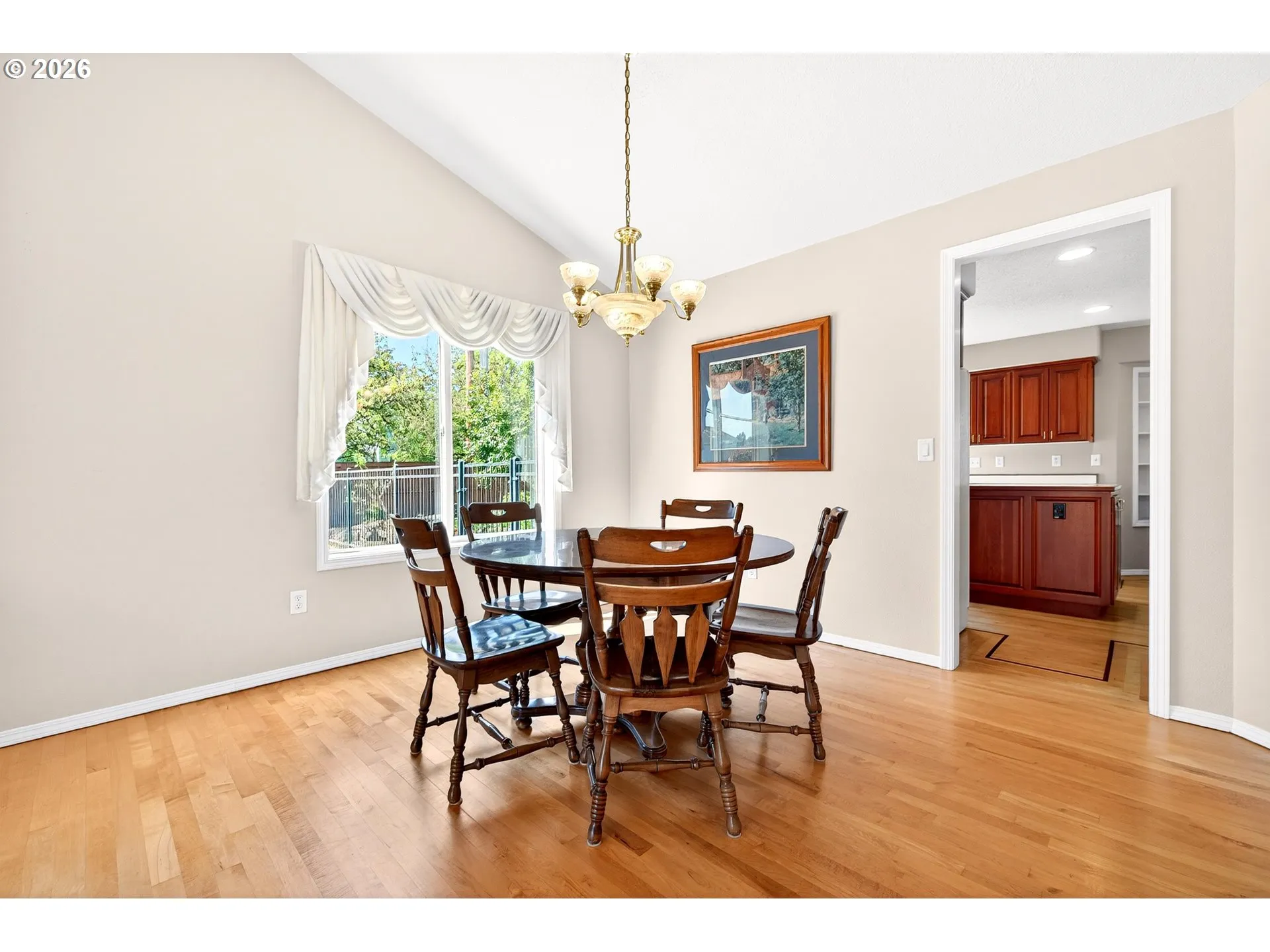 Dining Room-Vaulted Ceilings