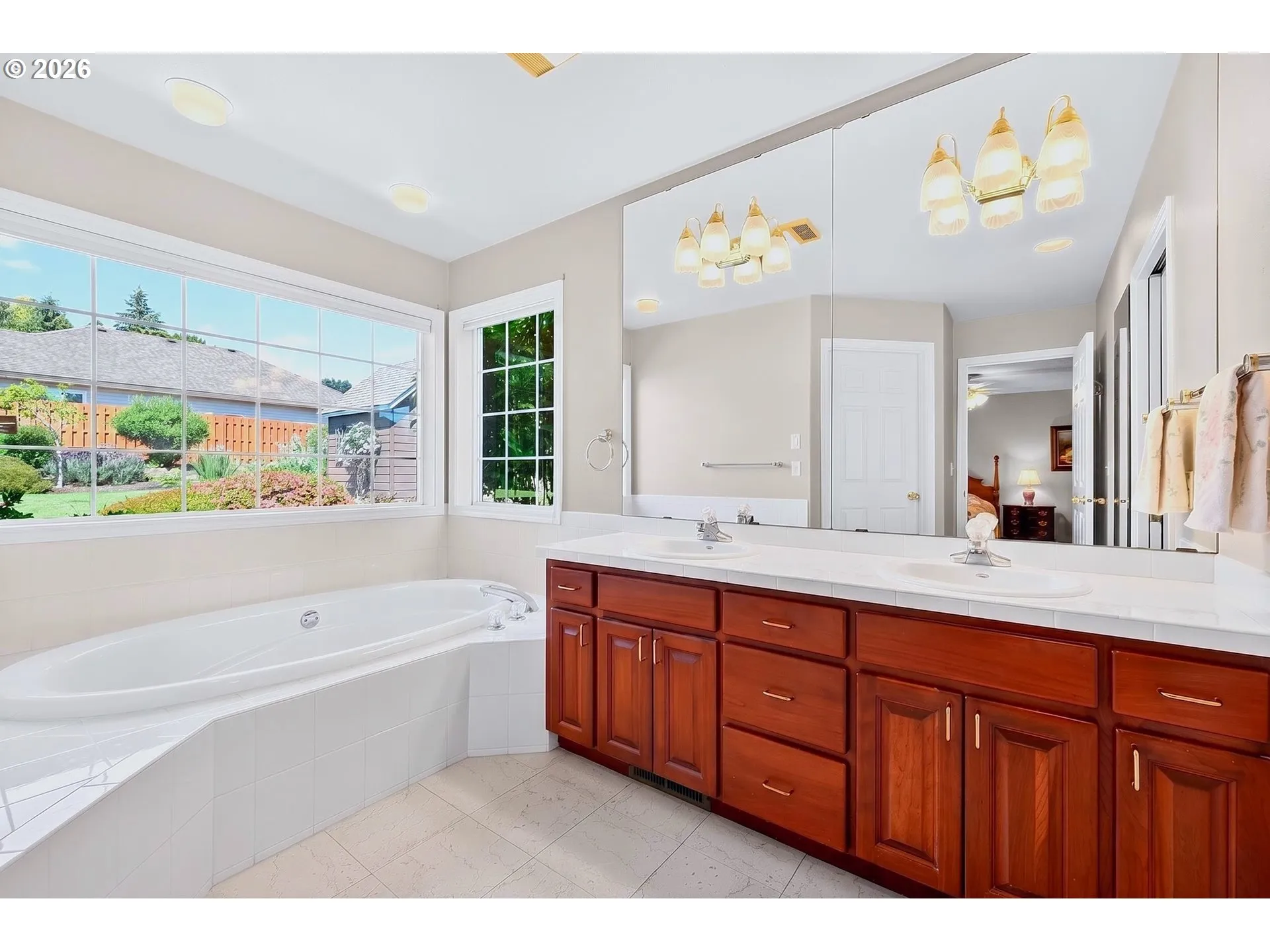 Bathroom, Attached-Double Sinks