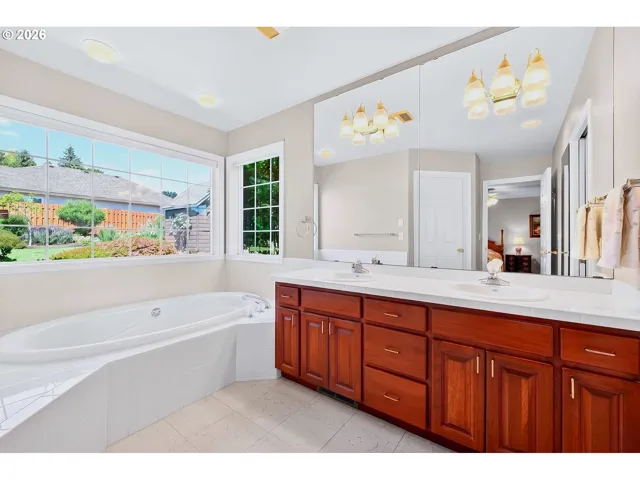 Bathroom, Attached-Double Sinks