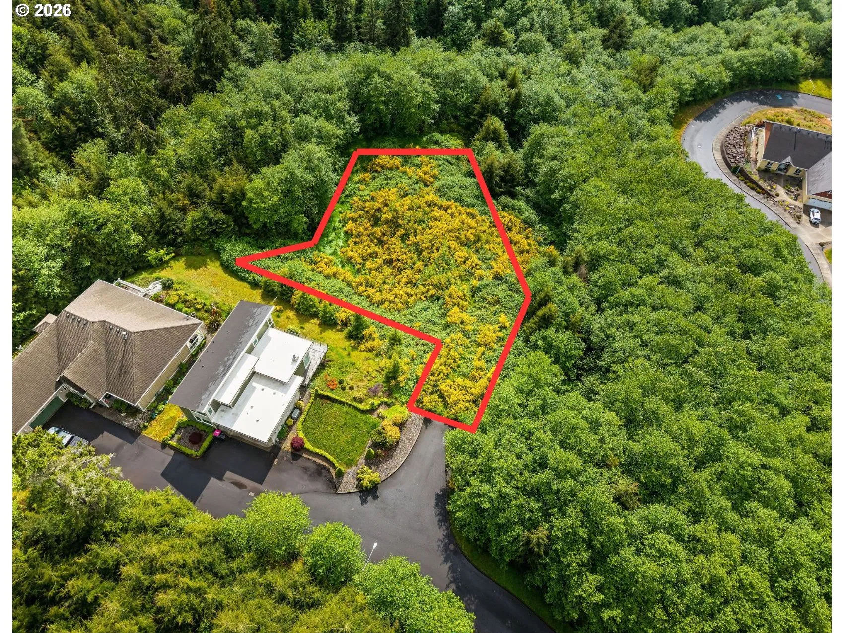 Approximate Property Lines-Aerial