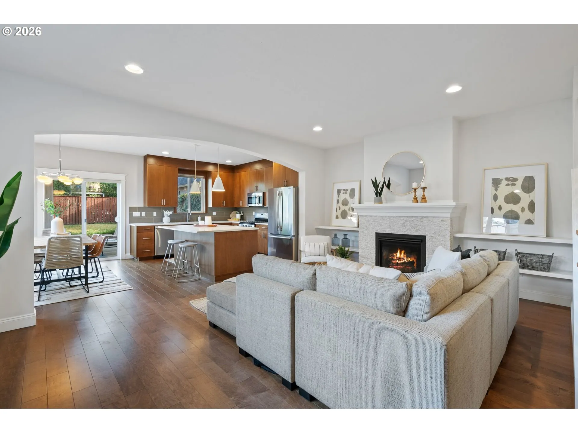 Living Room-View From