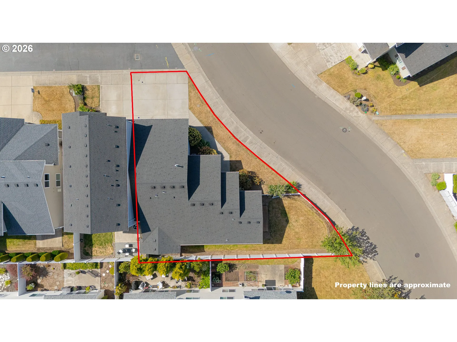 Approximate Property Lines-Aerial