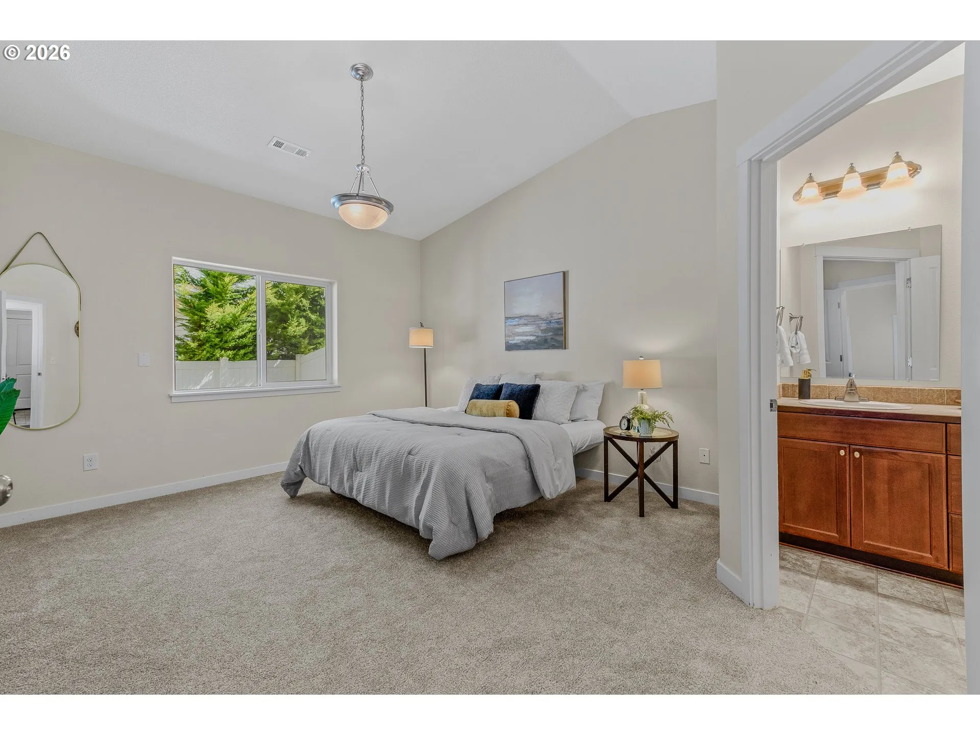 Primary Bedroom-Vaulted Ceilings