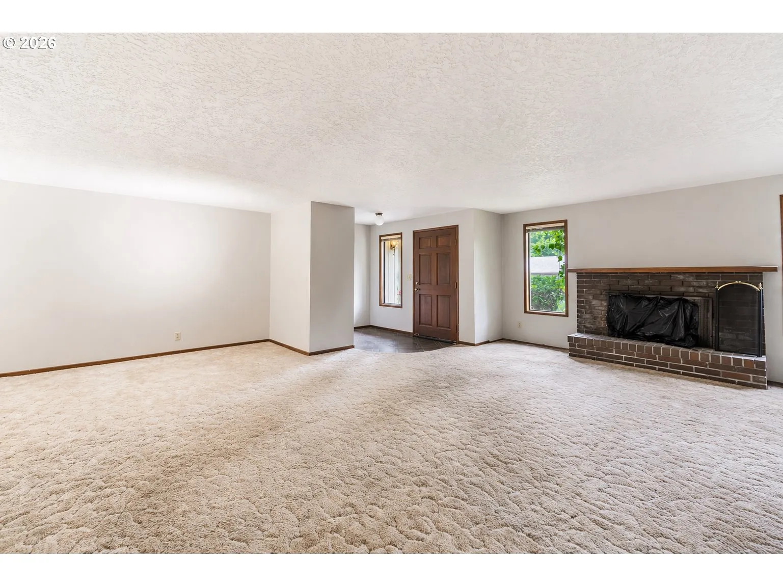 Living Room-Fireplace